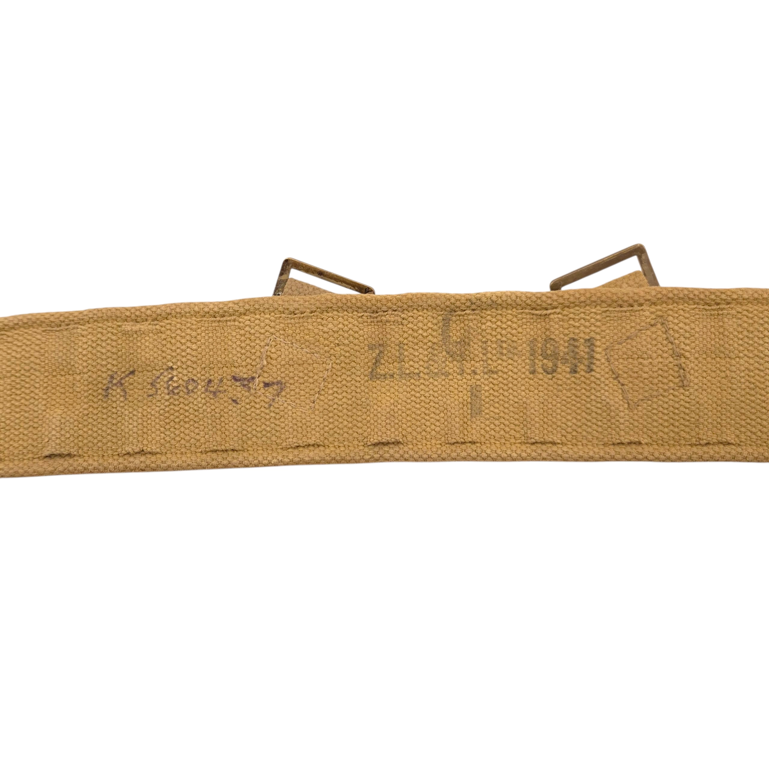 Canadian P37 Web Belt - ZL&T 1941 - Image 2