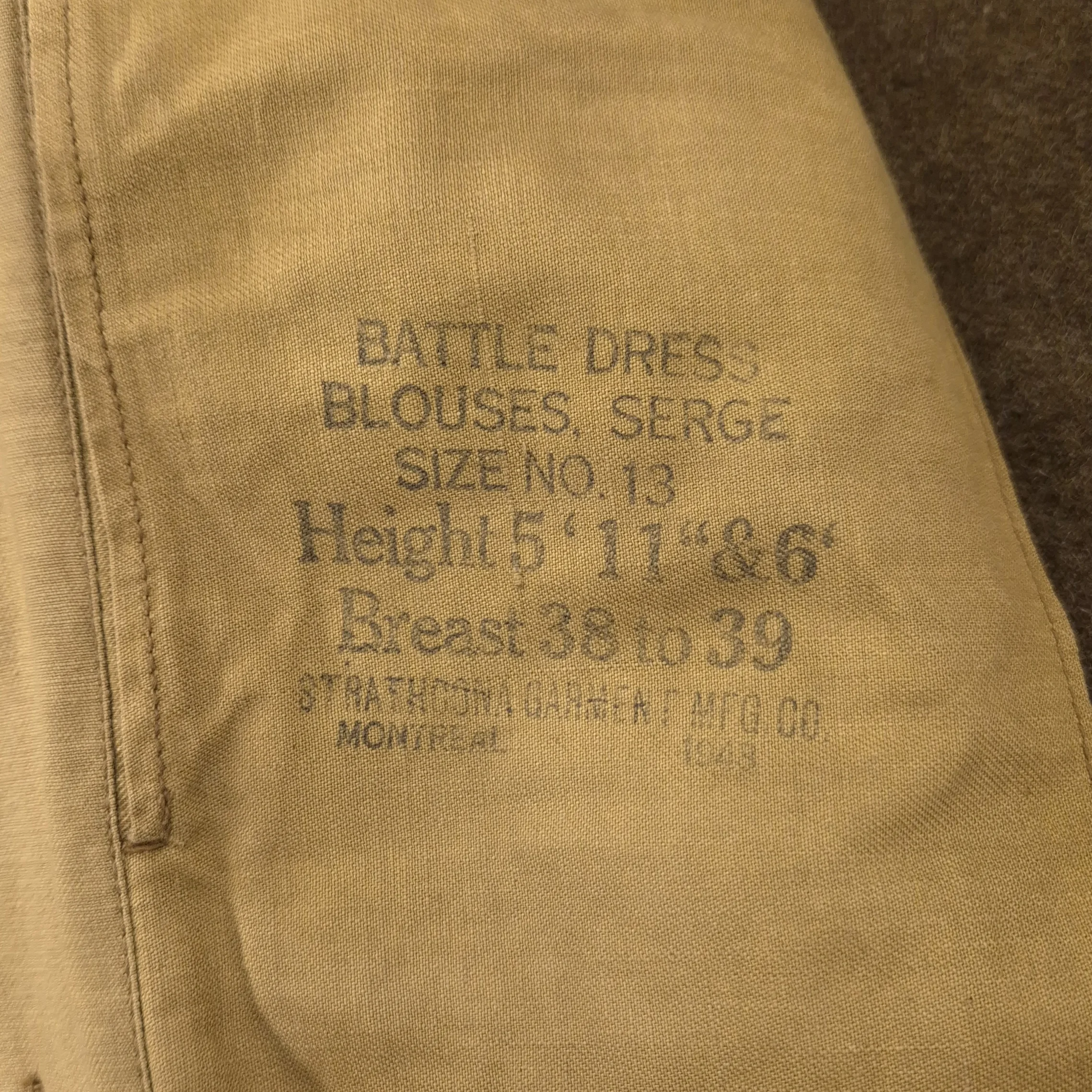 West Nova Scotia Regiment - BD Jacket 1943 - Image 5