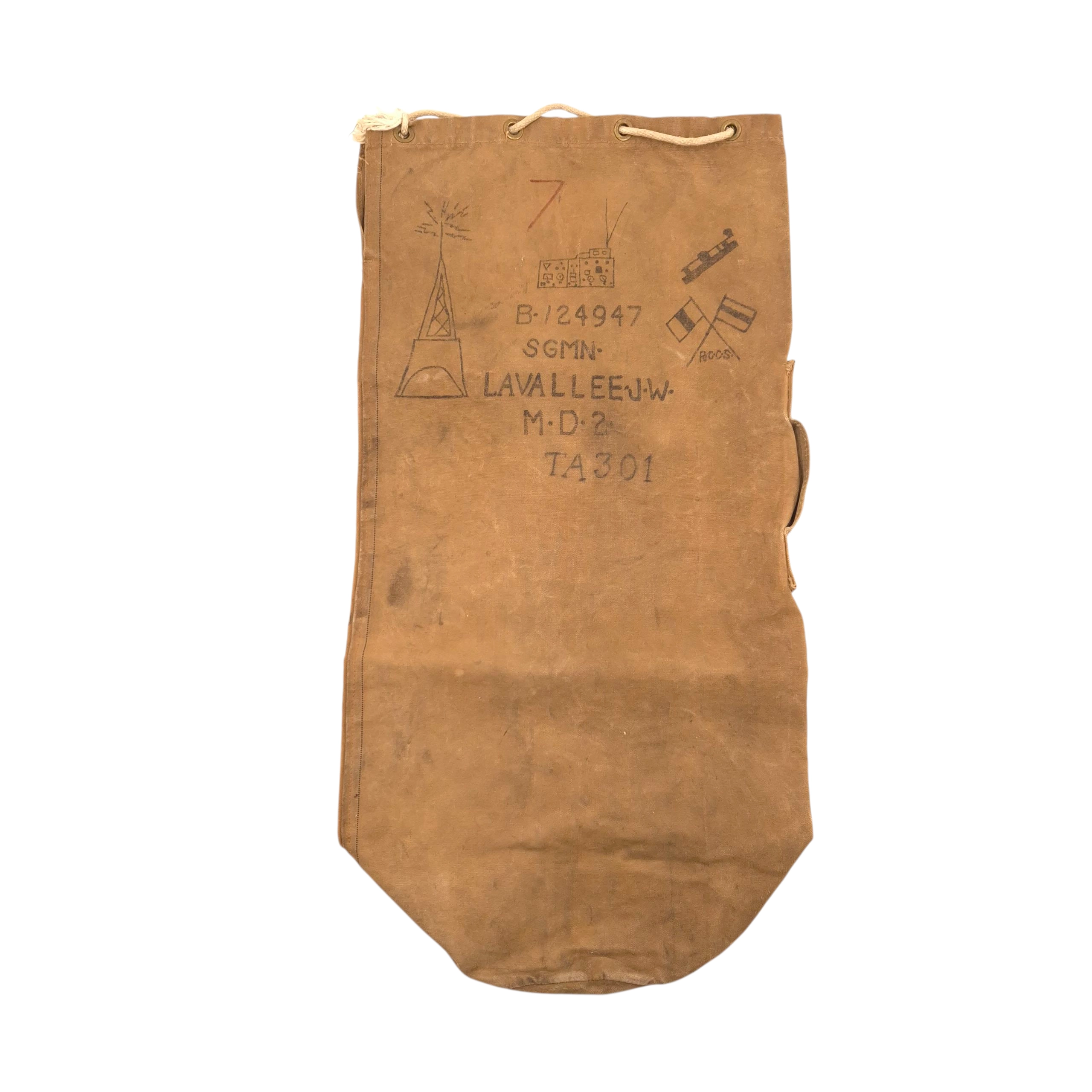 RCCS Kitbag - Signalman J.W. Lavallee (B-124947) - Image 6
