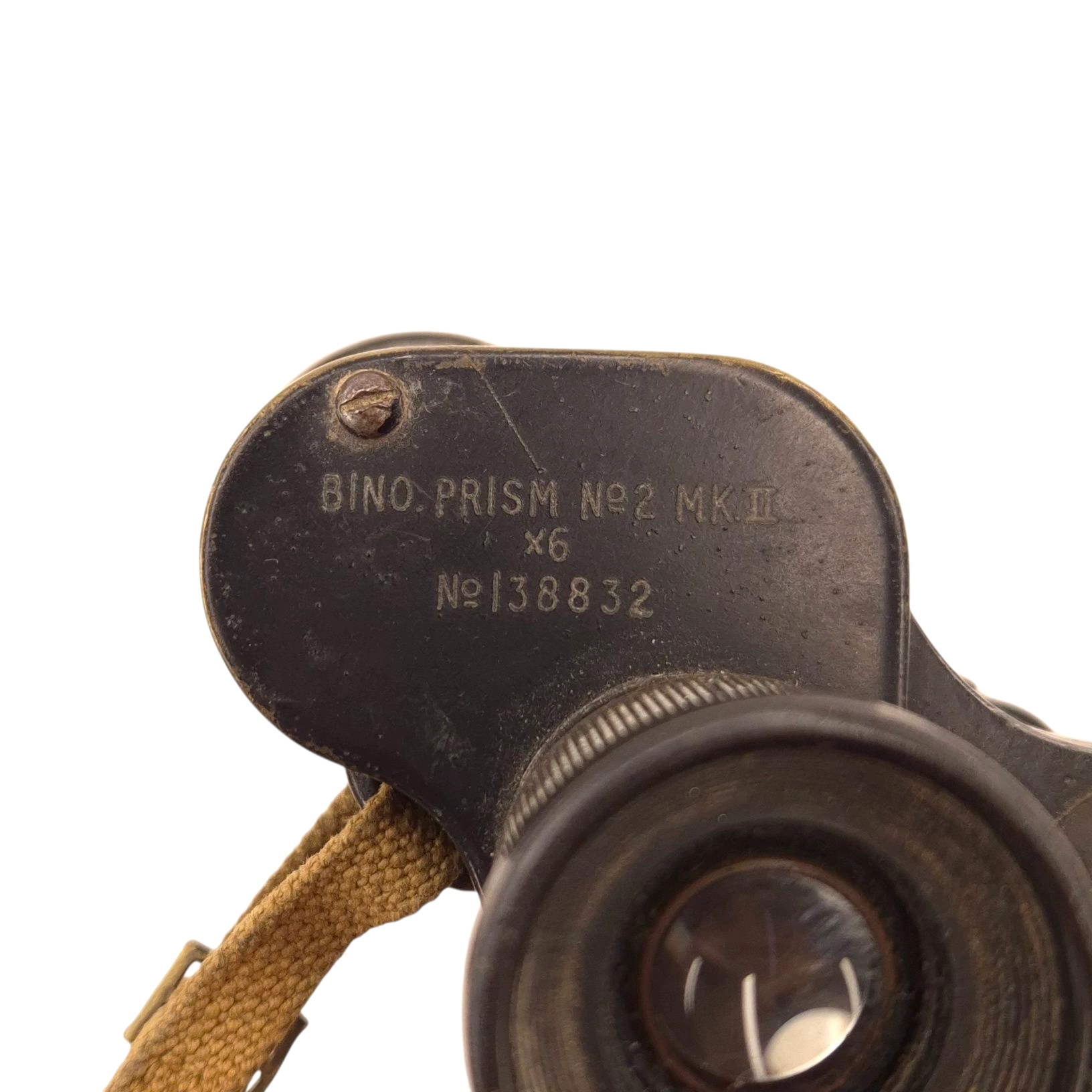 British Binoculars by Kershaw with 1941 MECo Web Case - Image 6