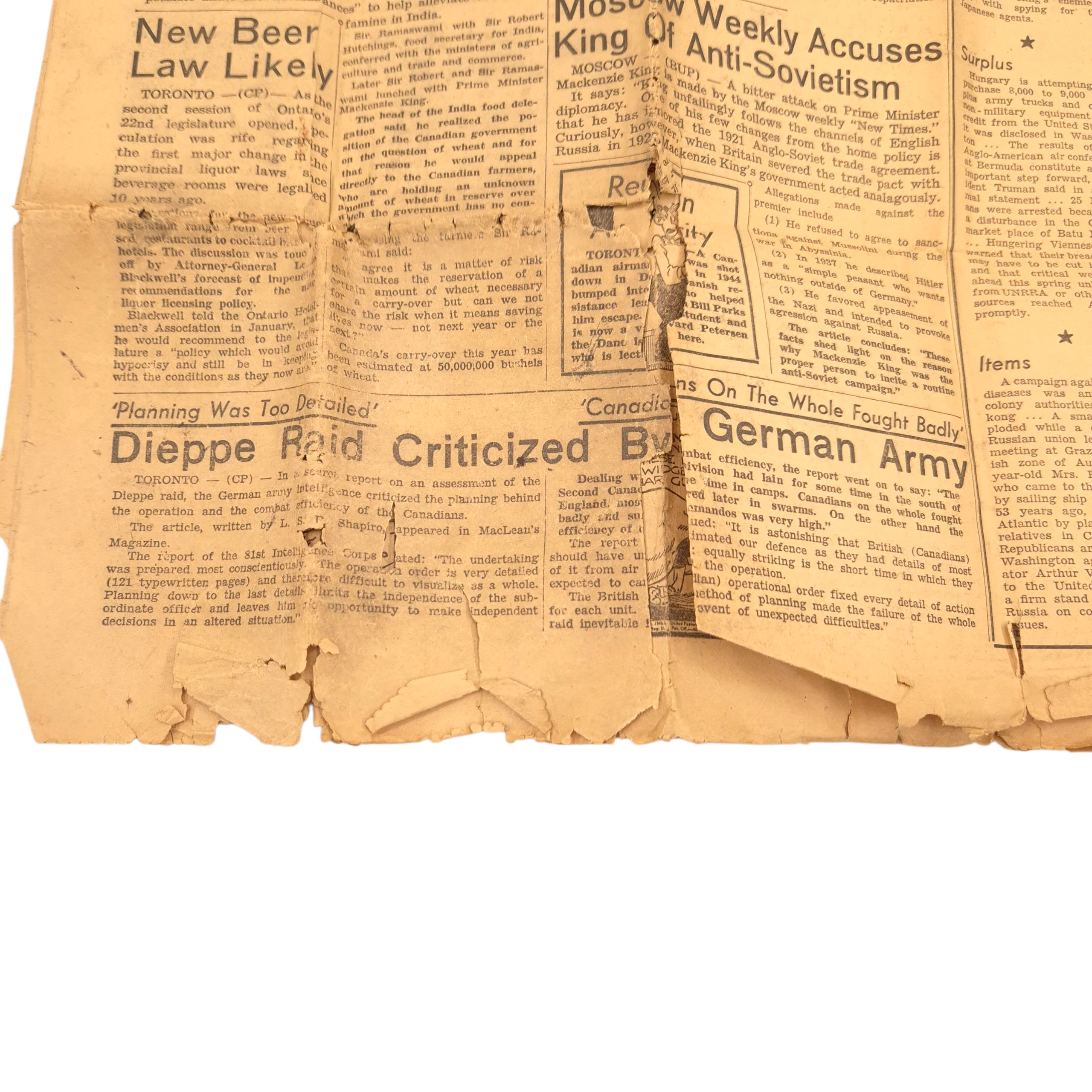 RCOC Grouping – Named to L/Cpl. Clyde Edward CHAMBERS (F-51685) - Image 31