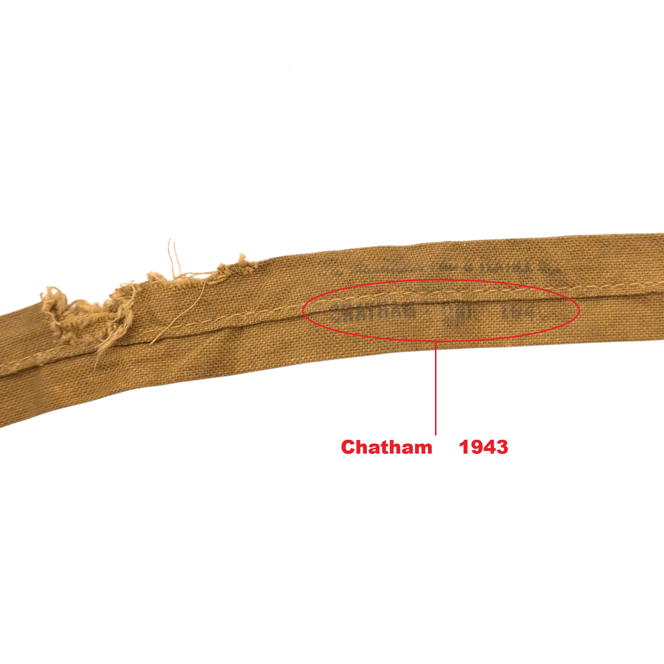 Canadian 'Lee Enfield' Ammunition Bandoleer - 1943 - Image 4