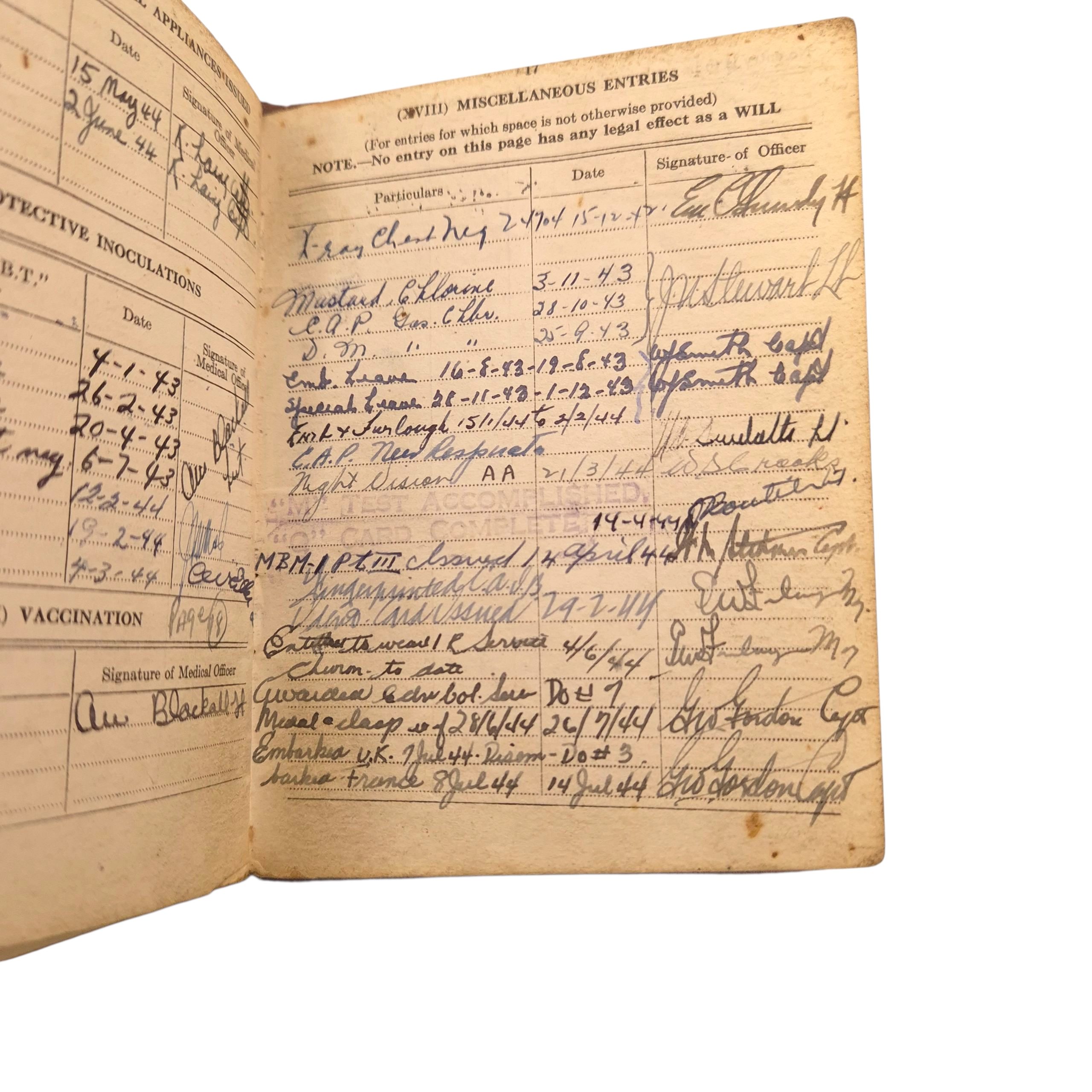 RCOC Grouping – Named to L/Cpl. Clyde Edward CHAMBERS (F-51685) - Image 29