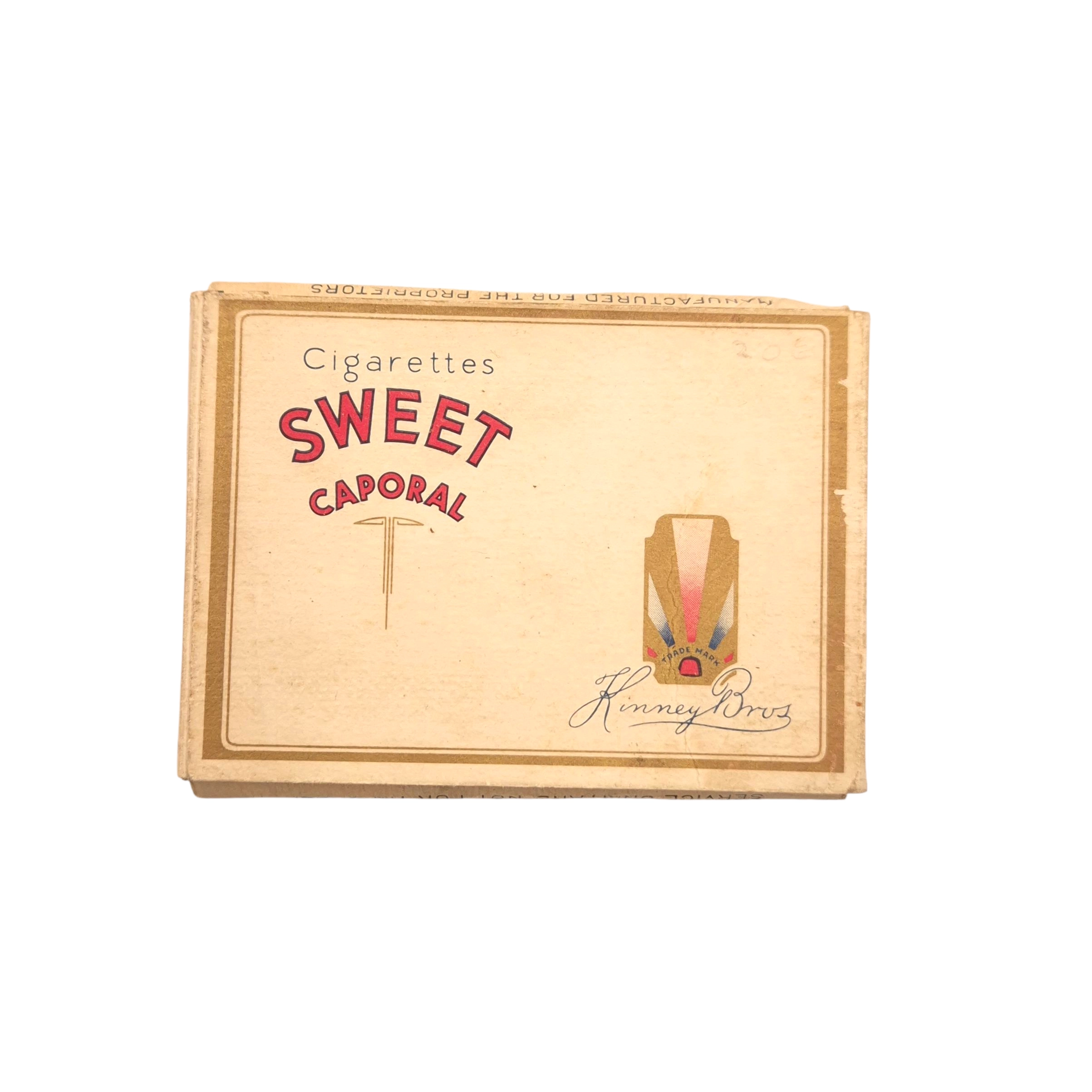 Sweet Corporal Cigarettes 'For Canadian Troops On Active Service Only'