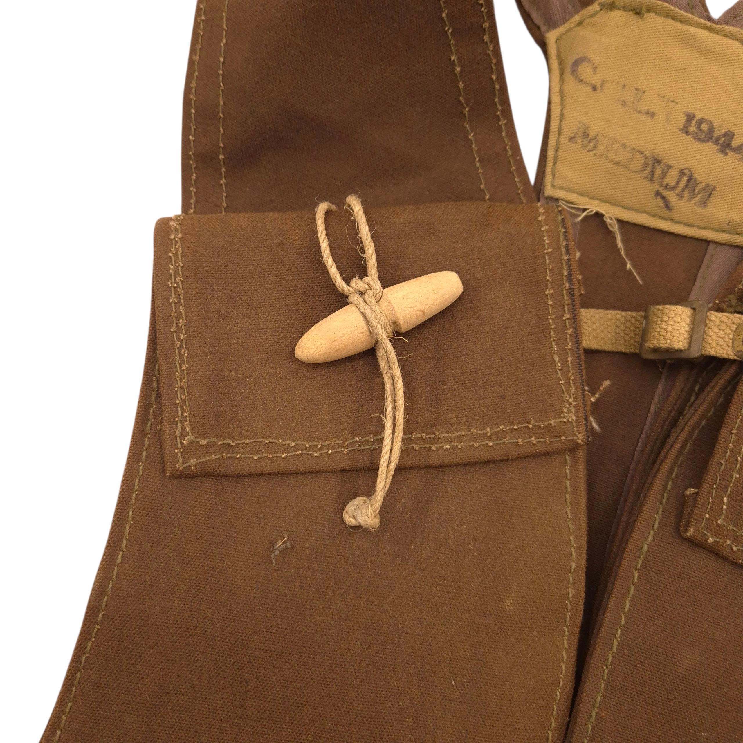 British Skeleton Assault Vest - Dated 1944 - Image 5