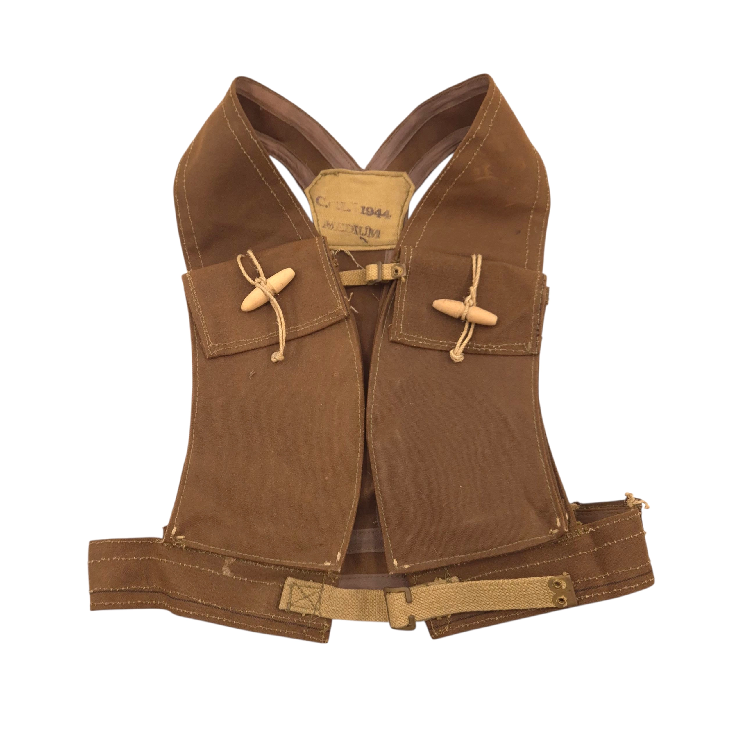 British Skeleton Assault Vest - Dated 1944