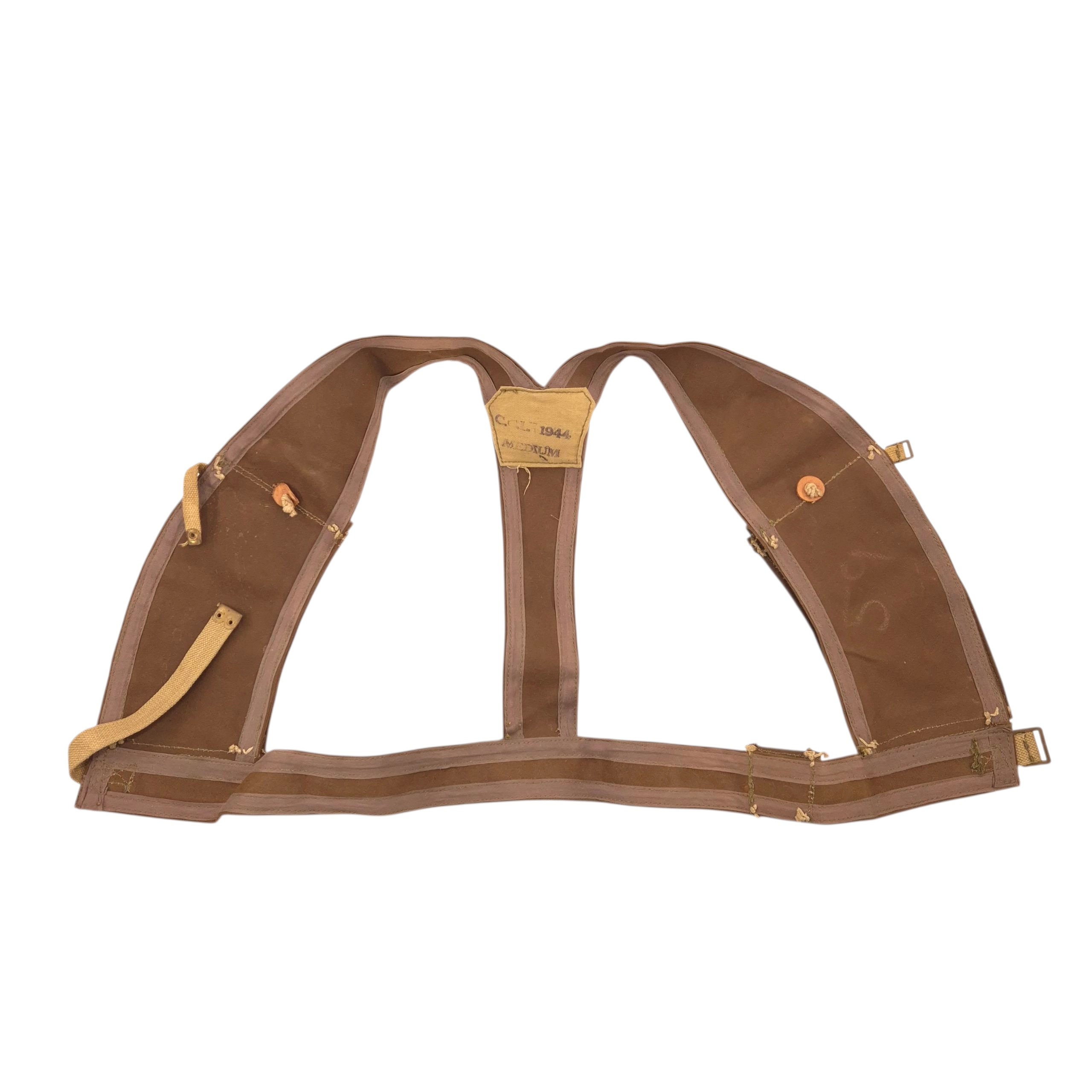 British Skeleton Assault Vest - Dated 1944 - Image 4