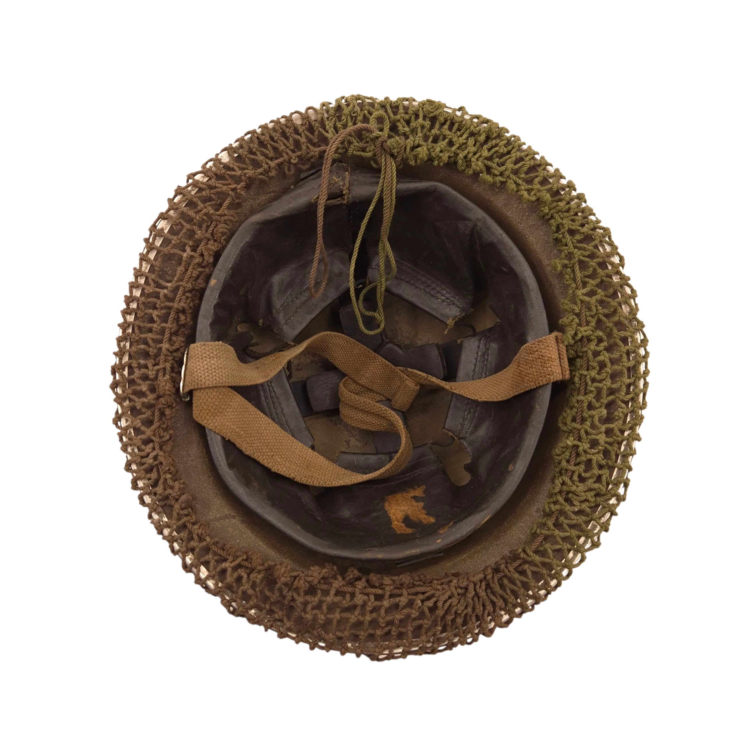 Canadian 'two-tone' camouflage helmet net with scrim - Image 4