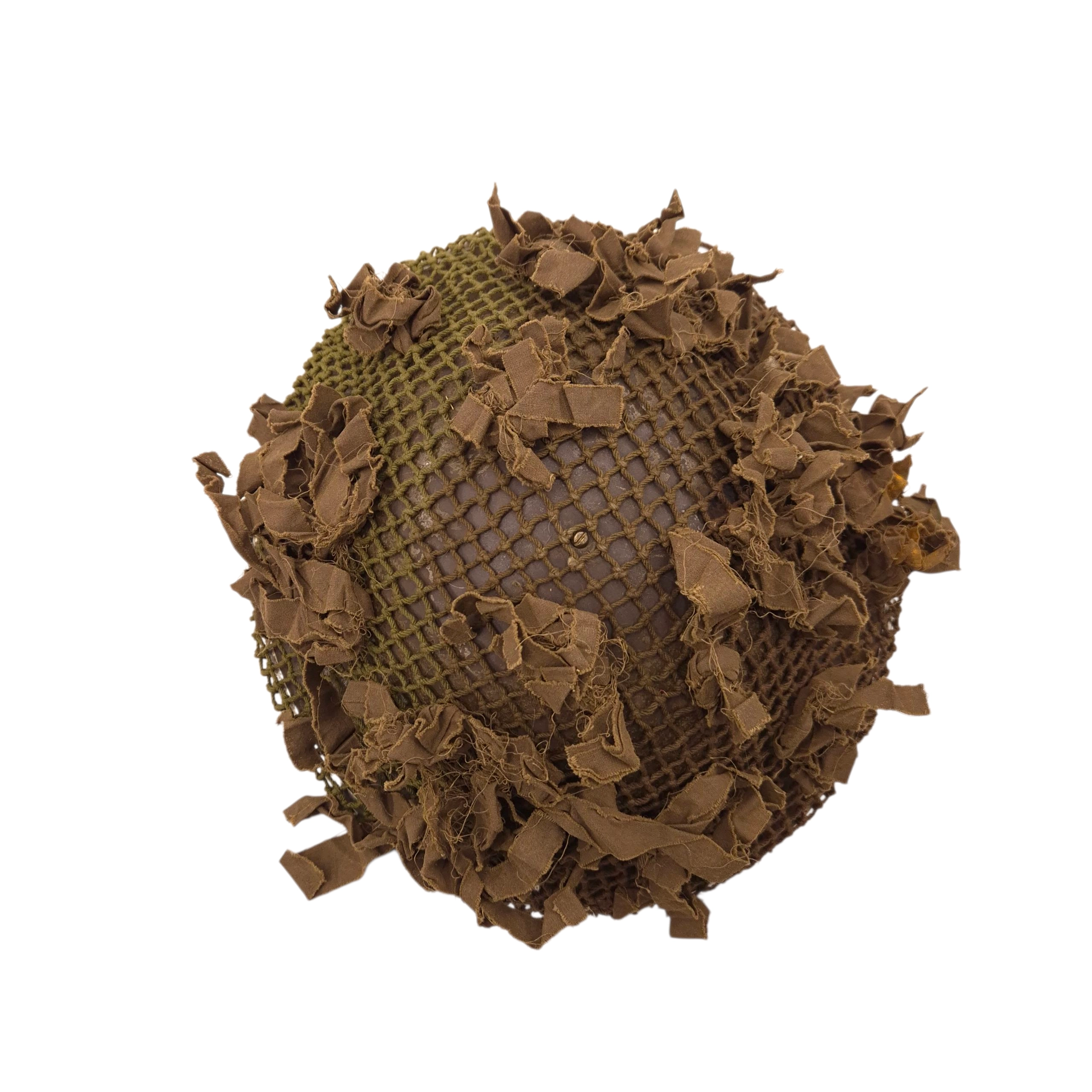 Canadian 'two-tone' camouflage helmet net with scrim - Image 2