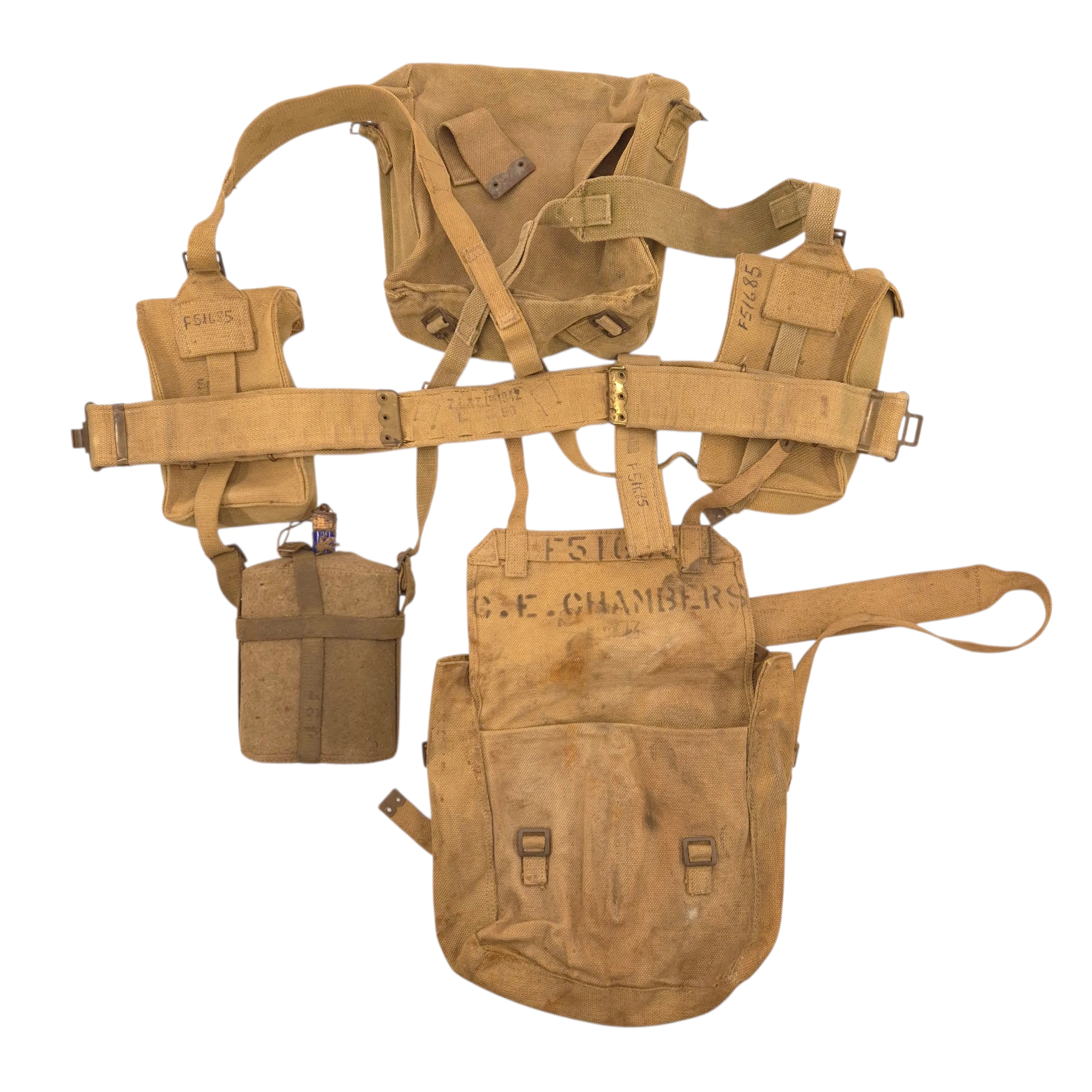 RCOC Grouping – Named to L/Cpl. Clyde Edward CHAMBERS (F-51685) - Image 11