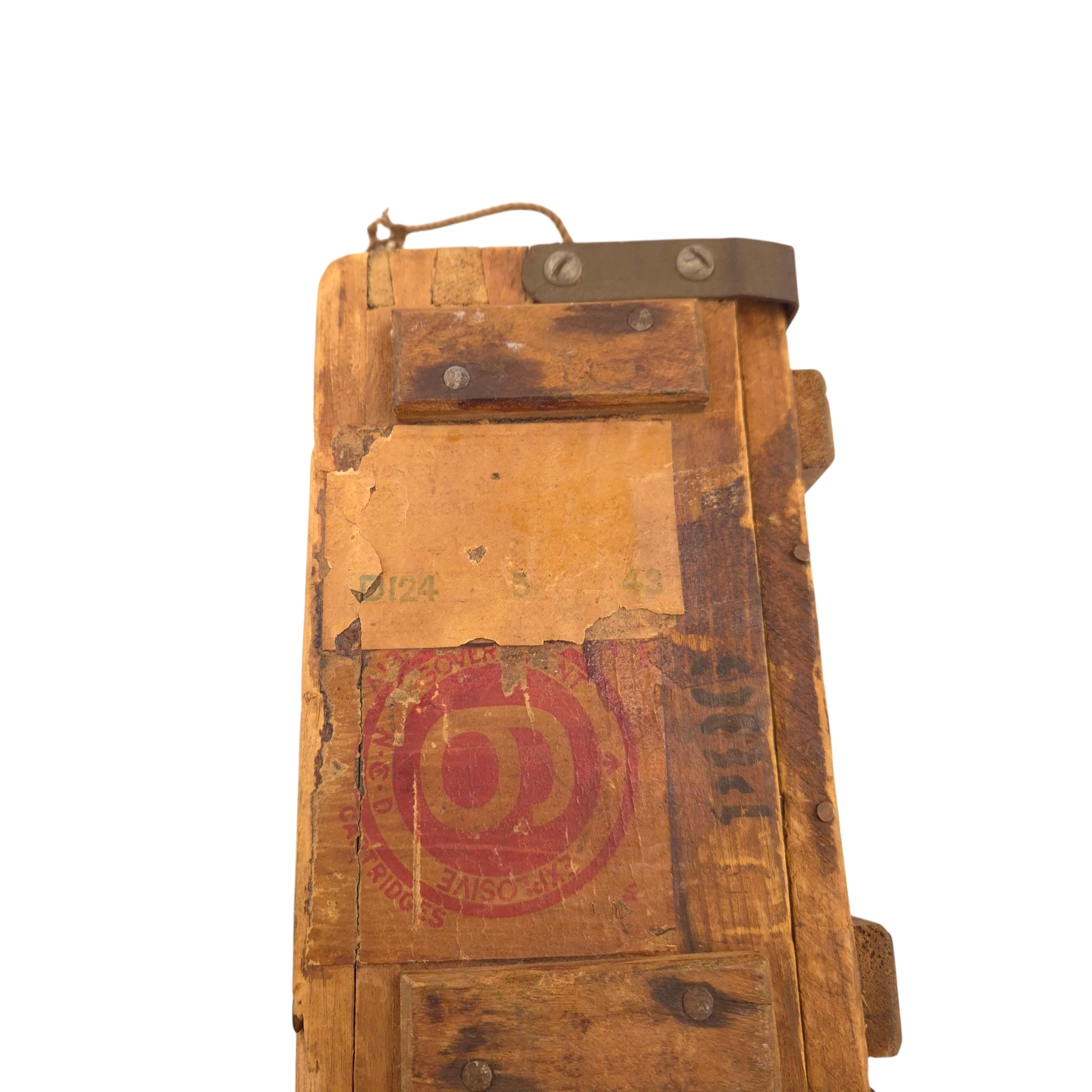 Canadian .380 Revolver Ammunition Crate - 1943 - Image 5