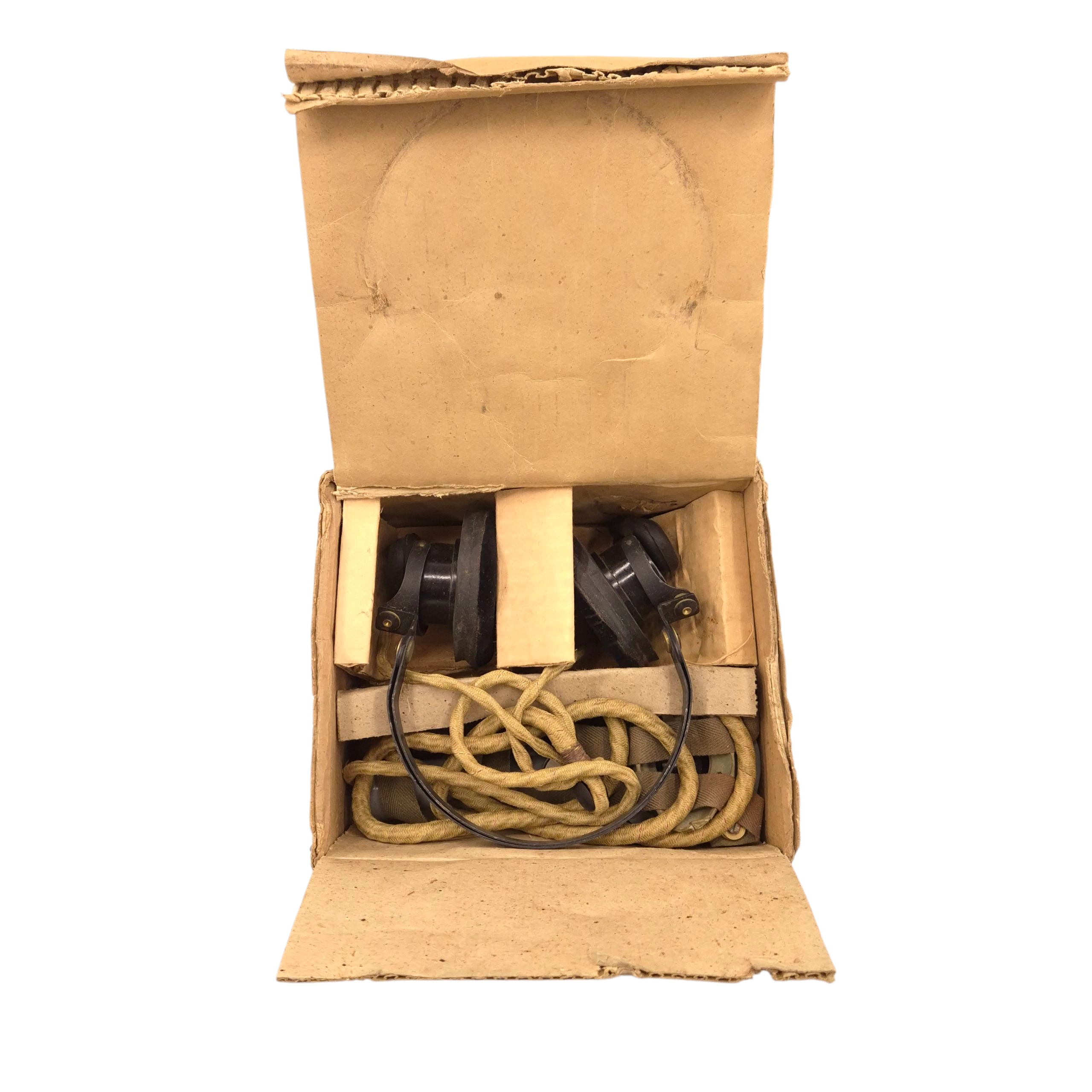 British/Canadian Headphones and Microphone in cardboard-box - Image 3