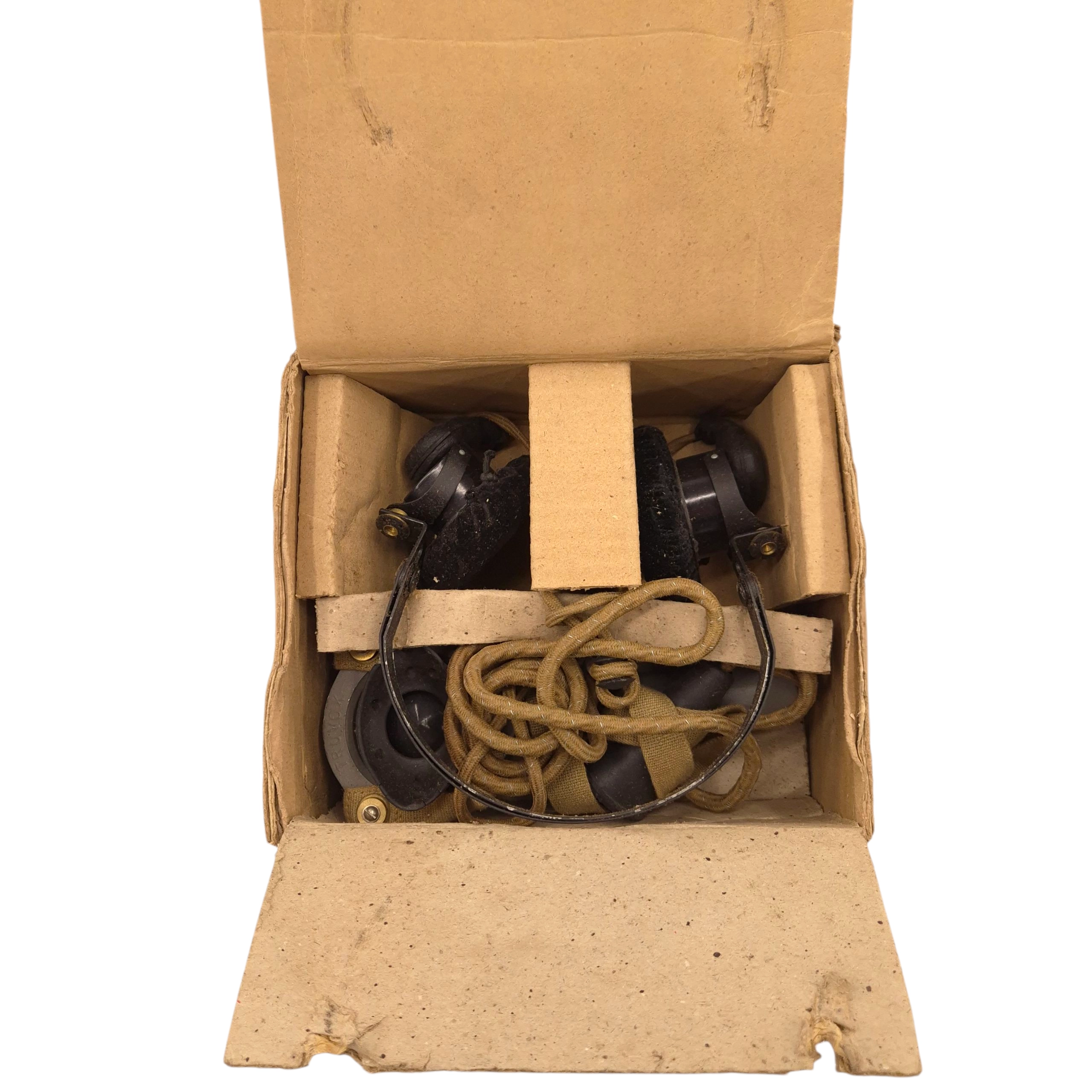 British/Canadian Headphones and Microphone in cardboard-box - Image 2