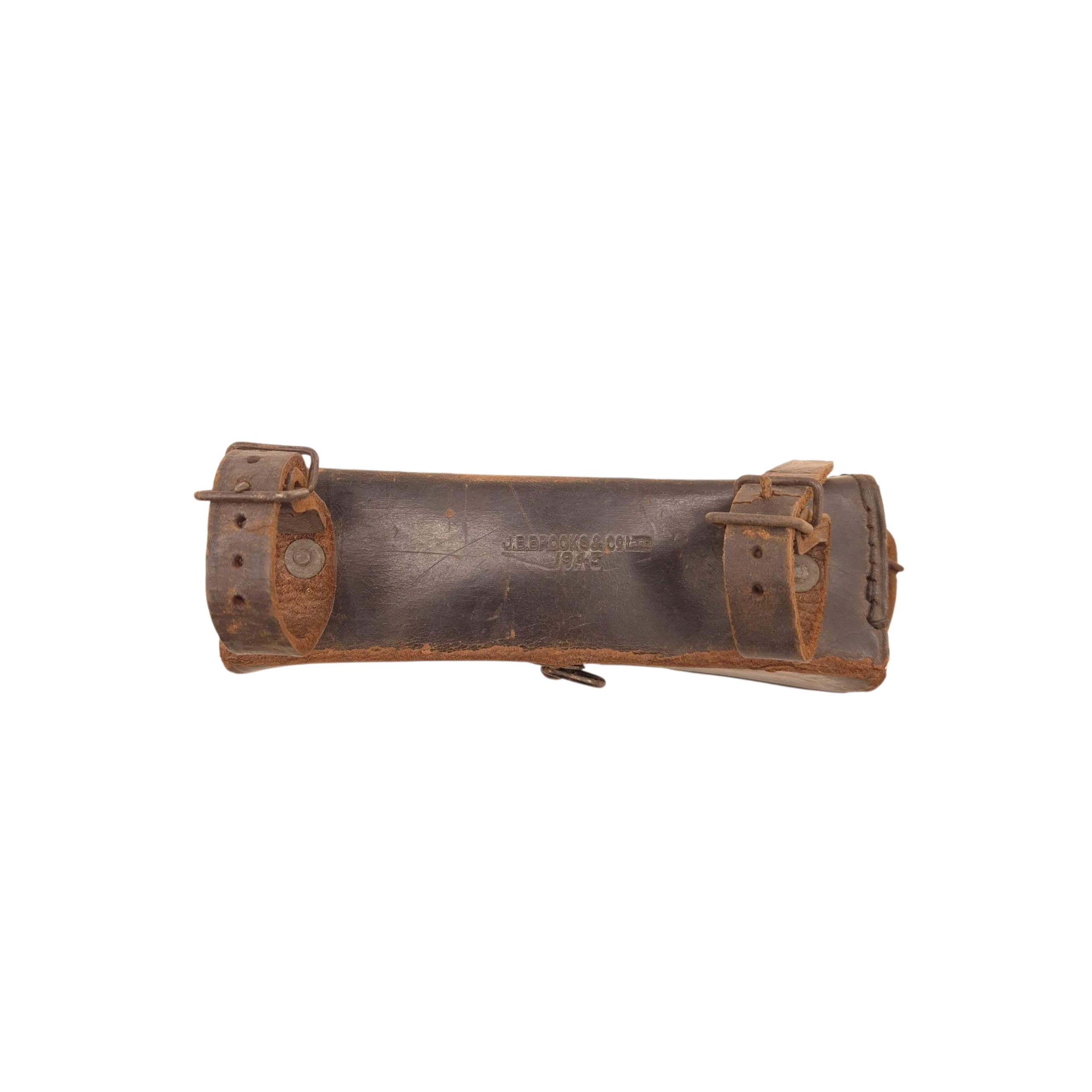 British Army Bicycle Leather Tool Pouch - BROOKS 1943 - Image 5