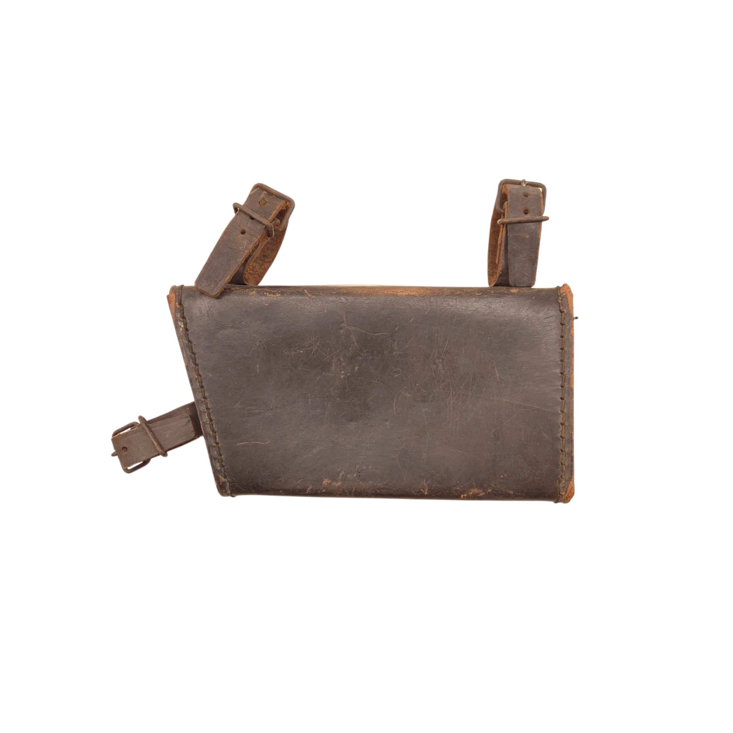 British Army Bicycle Leather Tool Pouch - BROOKS 1943 - Image 3