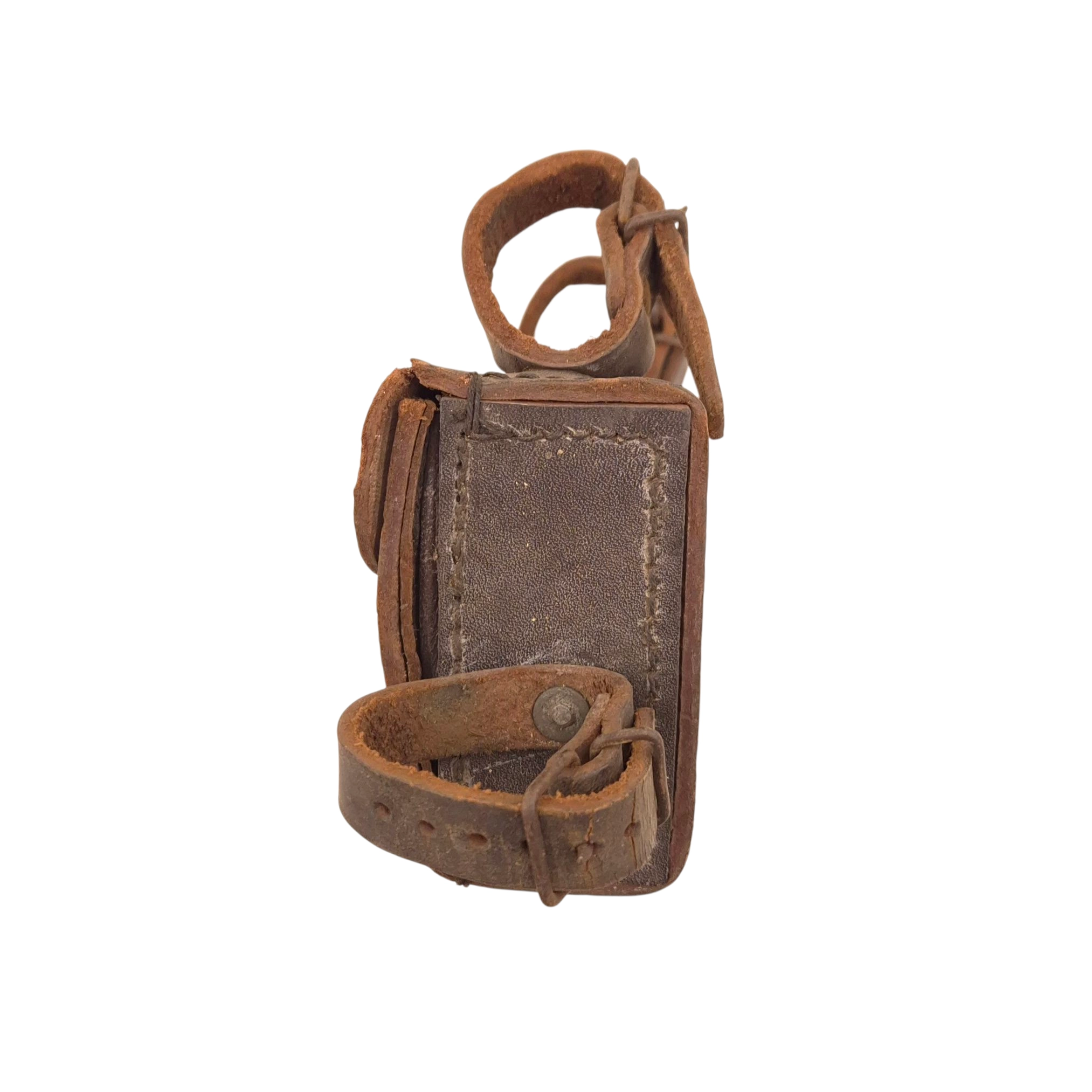 British Army Bicycle Leather Tool Pouch - BROOKS 1943 - Image 4