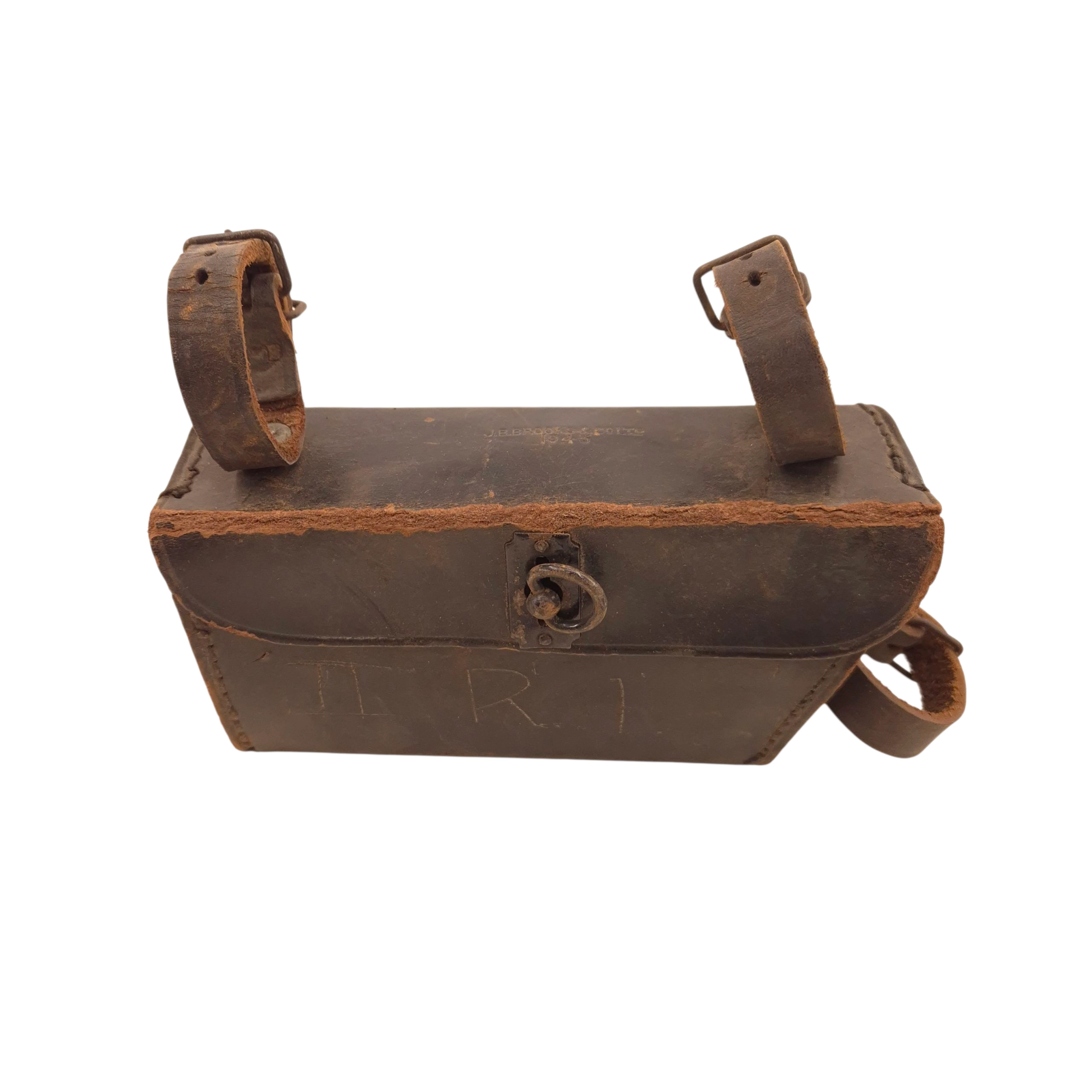 British Army Bicycle Leather Tool Pouch - BROOKS 1943 - Image 7