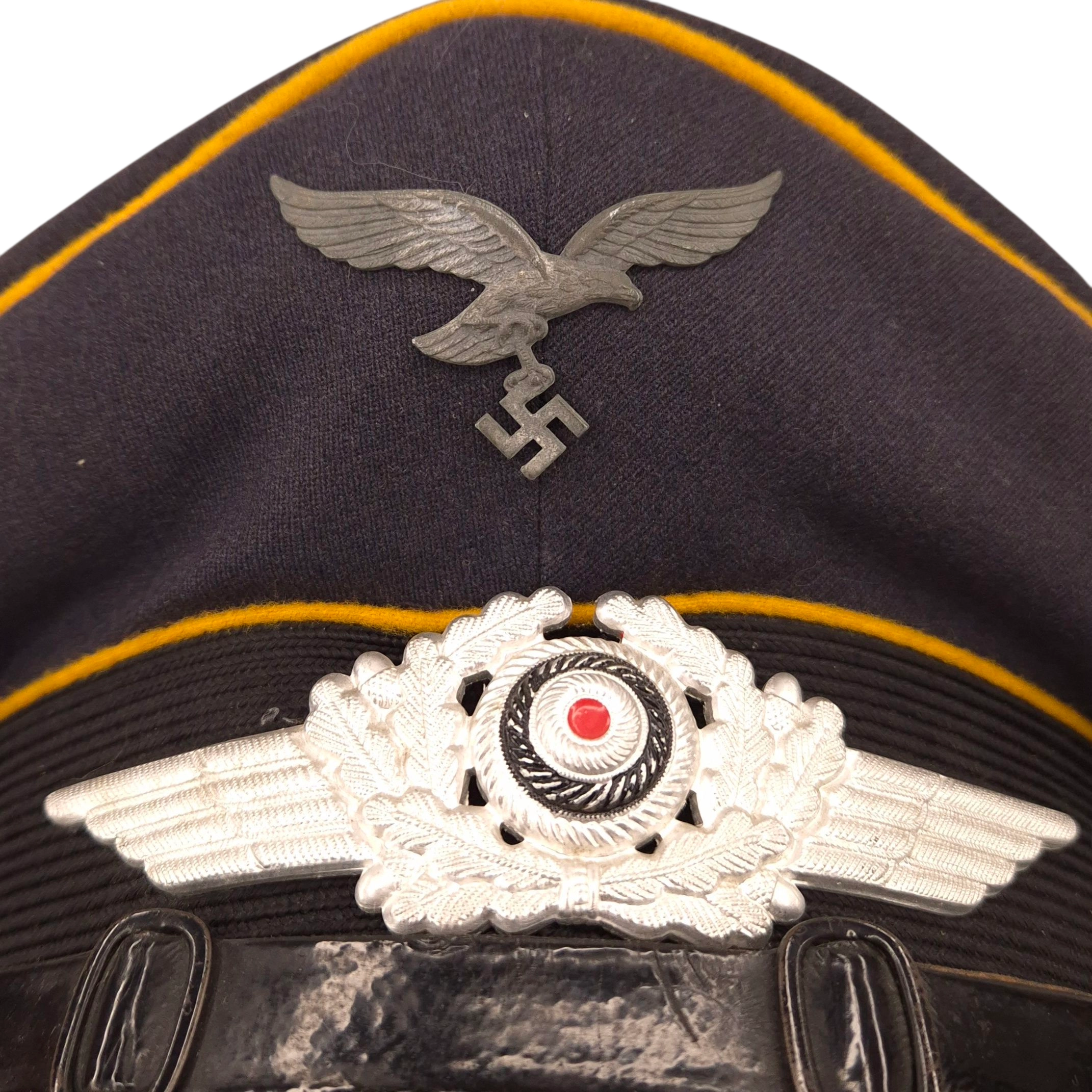 Luftwaffe Flight/Fallschirmjäger EM/NCO’s visor cap - Image 3