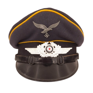 Luftwaffe Flight/Fallschirmjäger EM/NCO’s visor cap