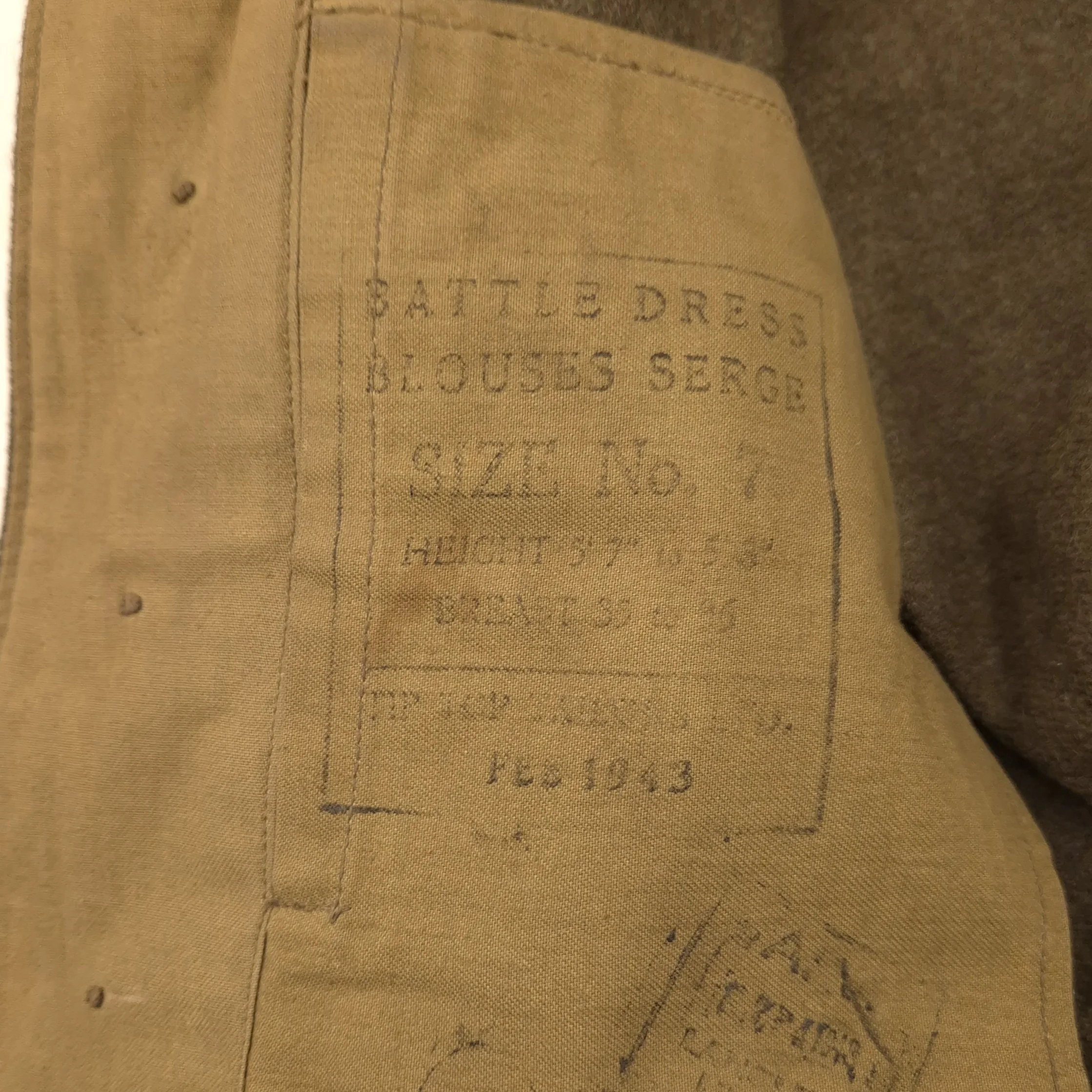 Canadian Battle Dress Jacket - 1943 - Image 5