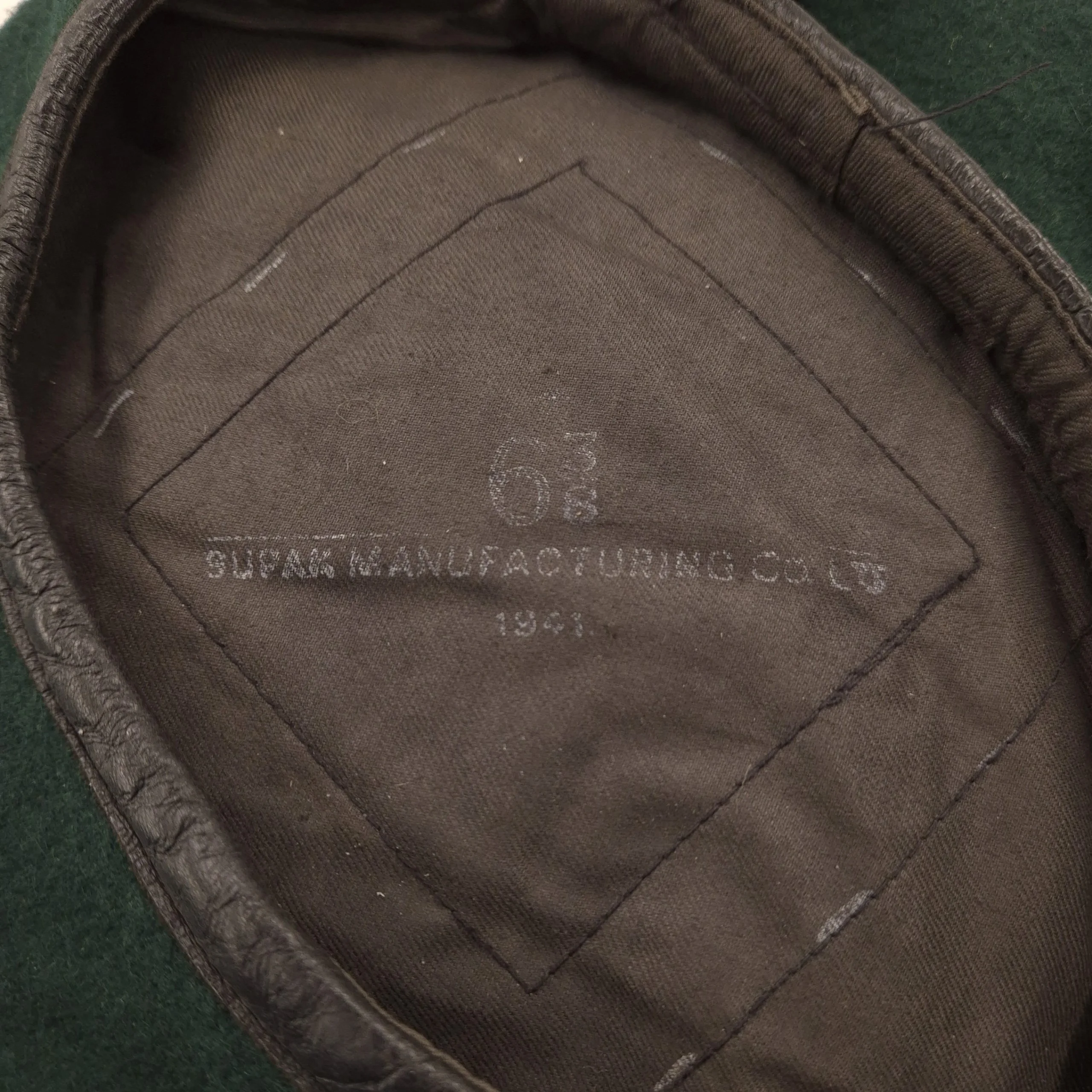 British 'Commando' Green Beret - Dated 1944 - Image 3