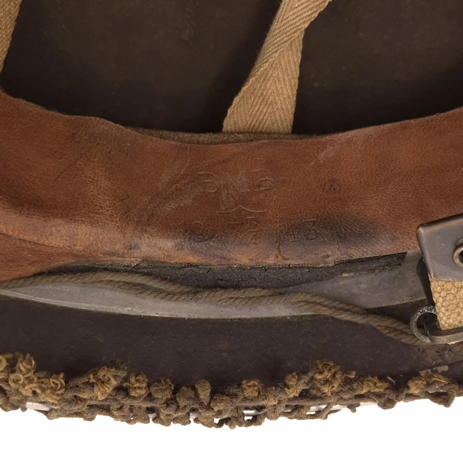 'RARE' British MkII Paratrooper Helmet - BMB 1943 - Image 5