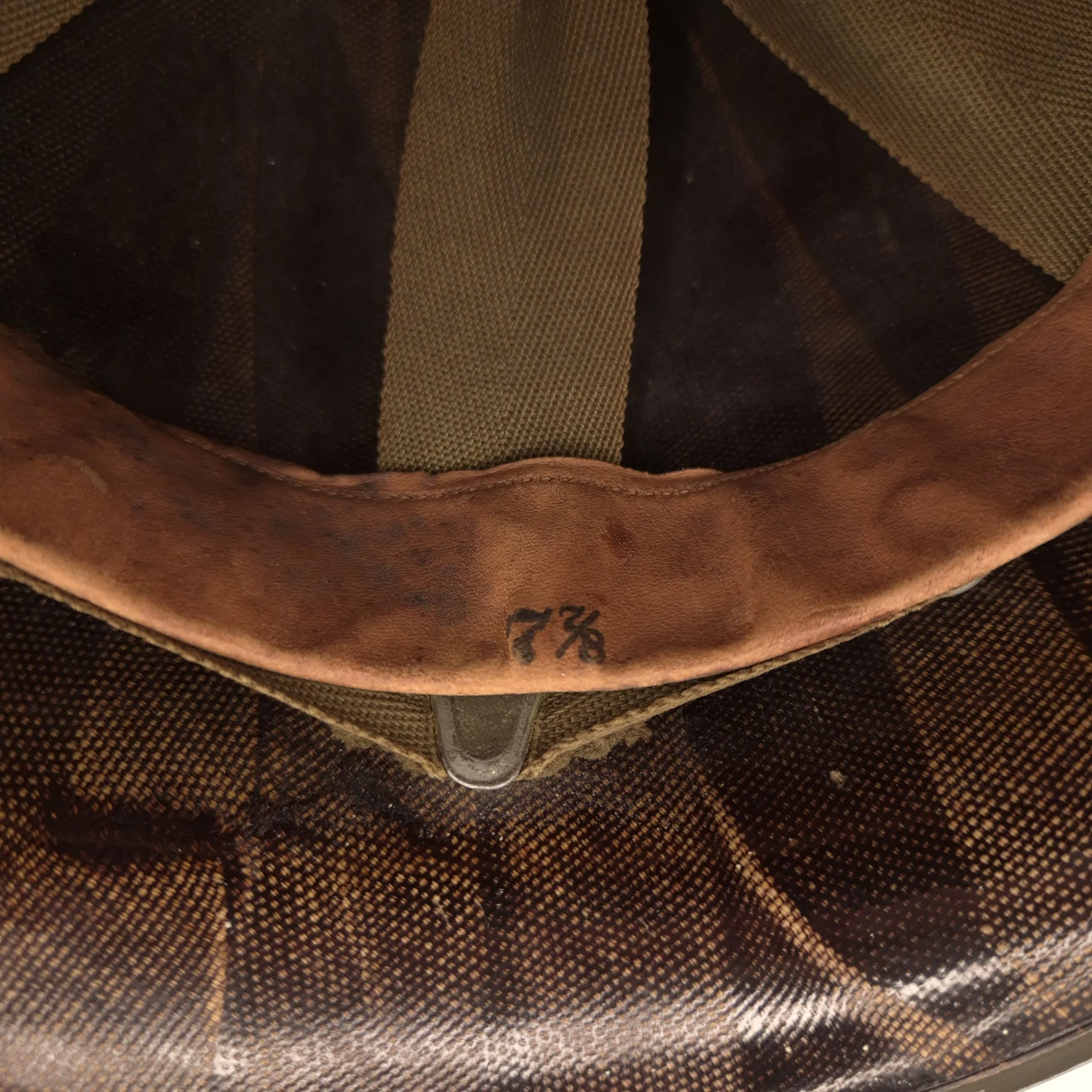 U.S. M1 Fixed-Bale helmet with early INLAND liner - Image 15