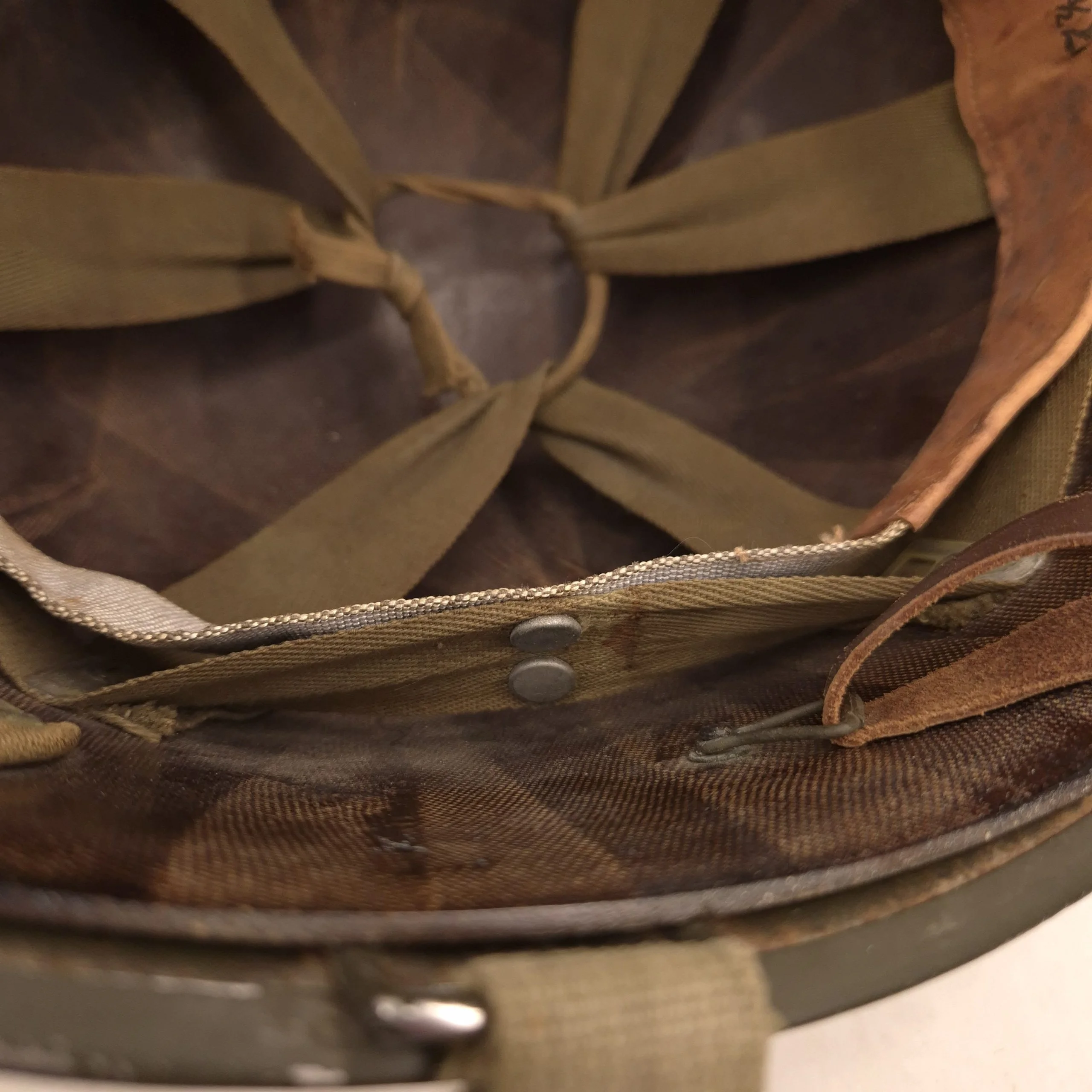 U.S. M1 Fixed-Bale helmet with early INLAND liner - Image 16