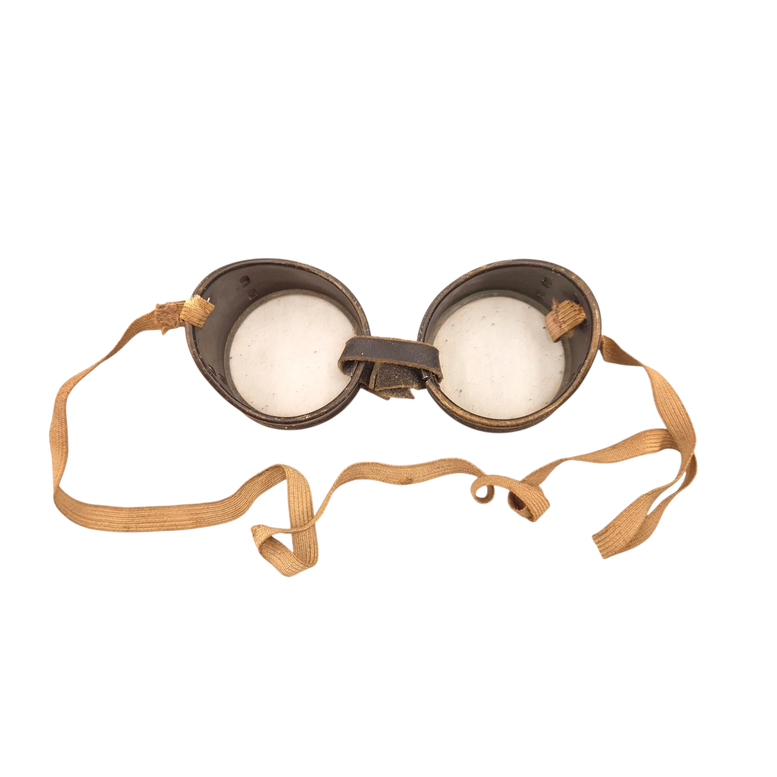 British Dispatch Rider's Goggles in metal box - Image 6