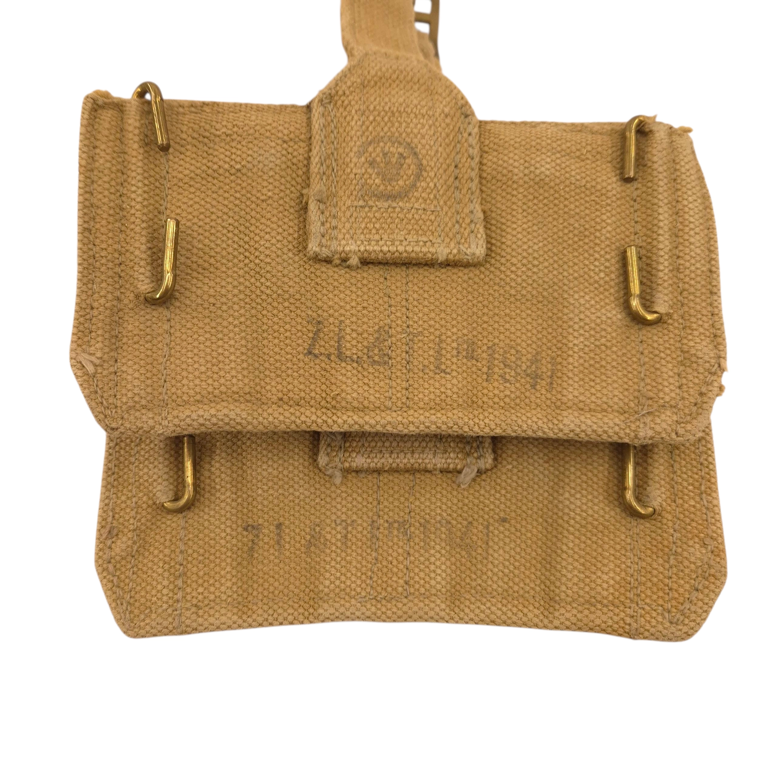 Canadian P37 Web Cartridge Carriers - ZL&T 1941 - Image 3