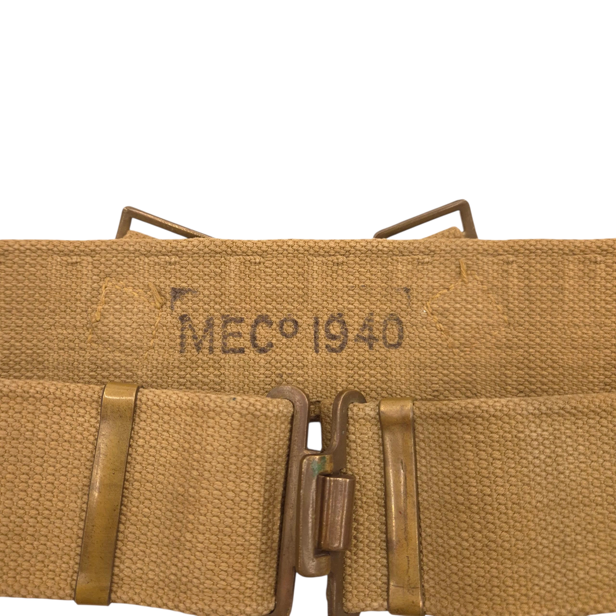 British P37 Web Belt - MECo 1940 - Image 2