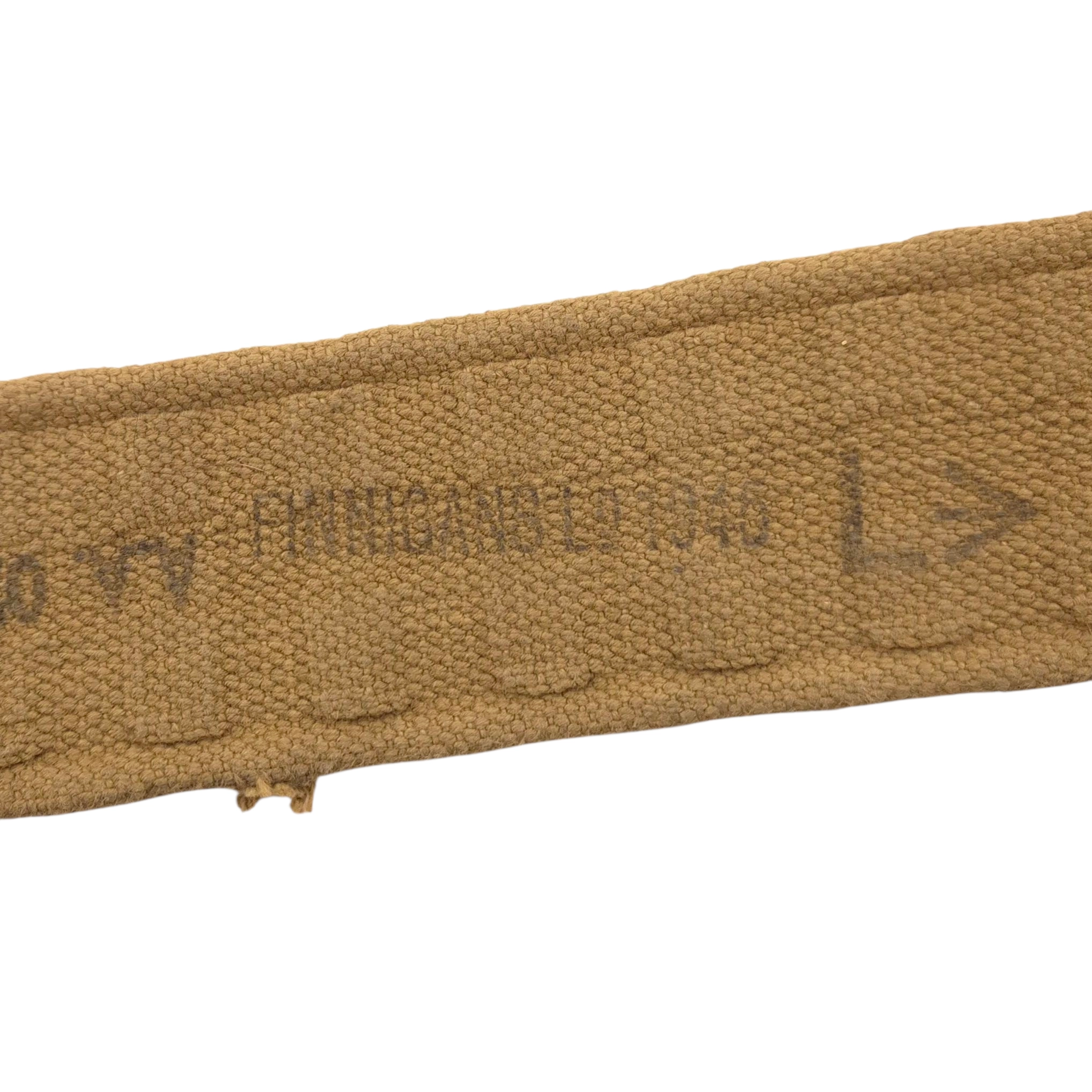 British P37 Web Belt in Black - Finnigans 1945 - Image 2