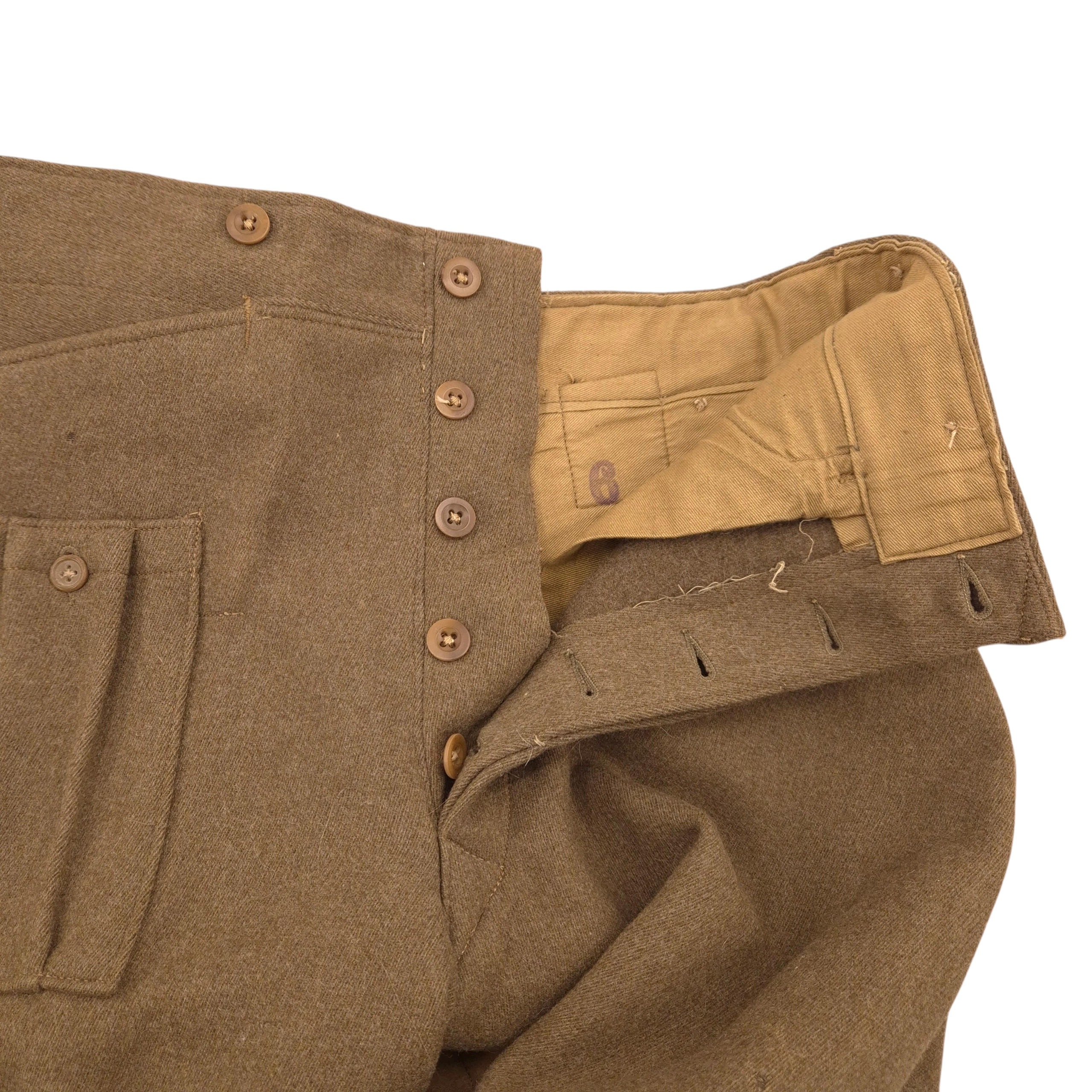 British Motorcycle Breeches - Dated 1943 - Image 6