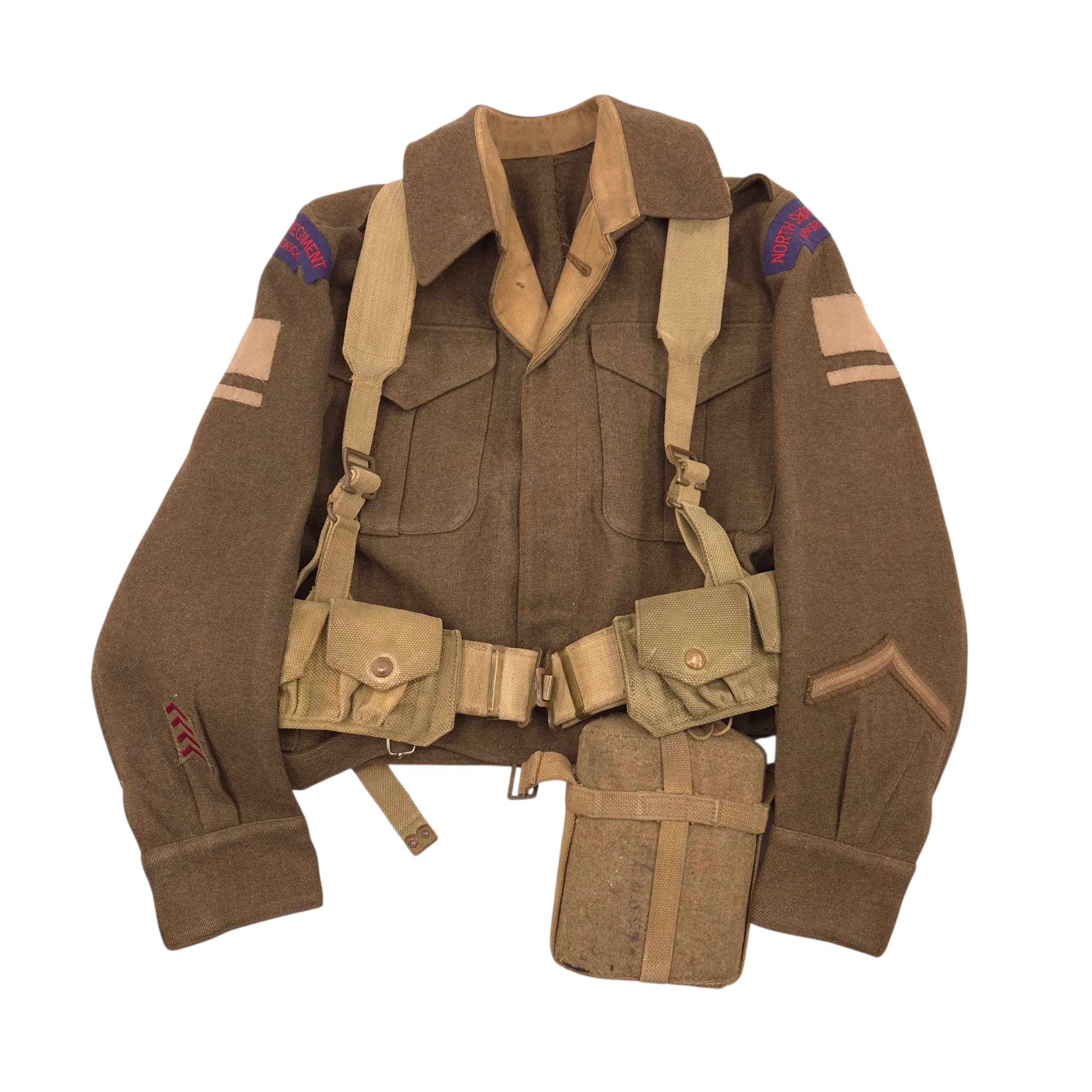 North Shore Regiment (NSR) - Battle Dress Jacket and Equipment