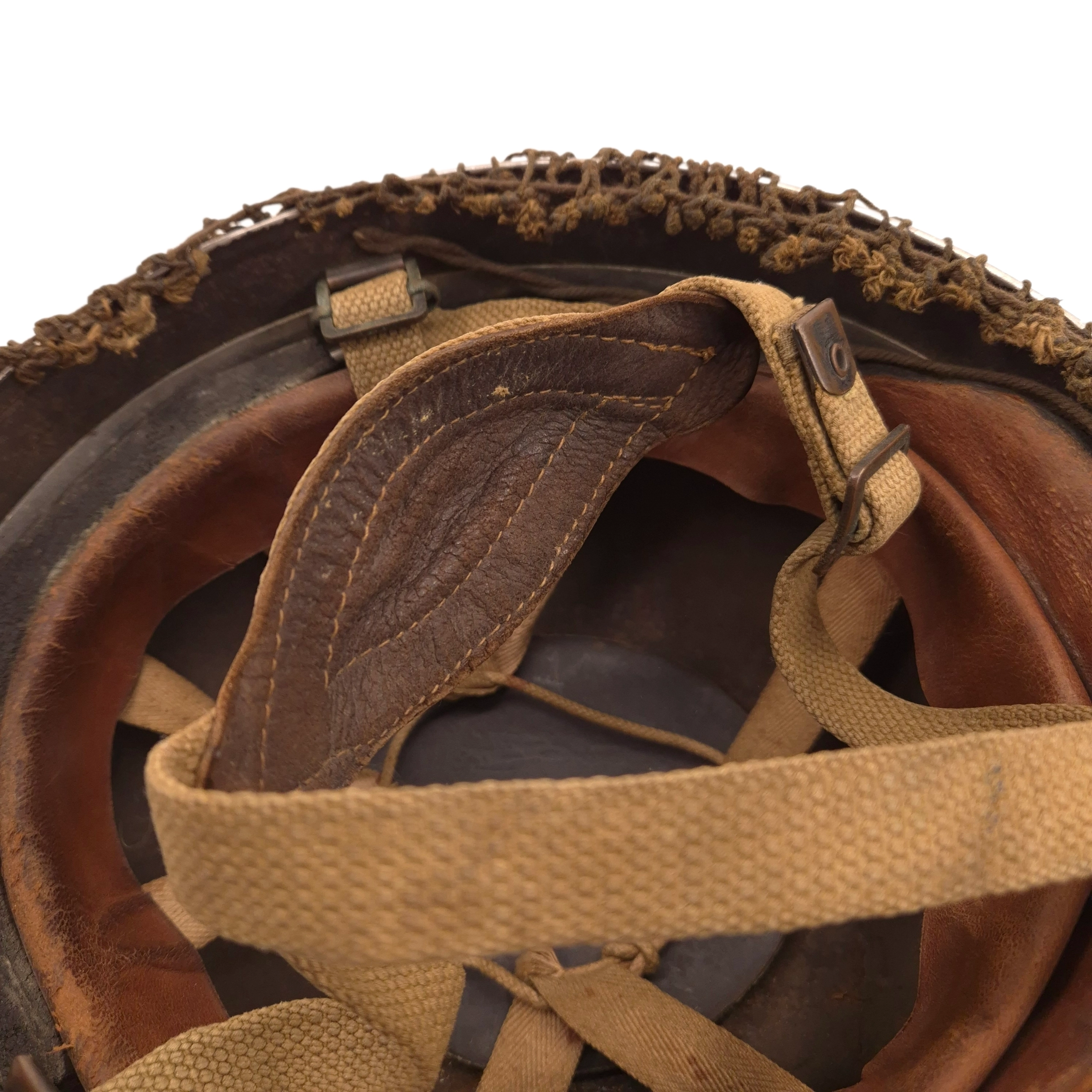 'RARE' British MkII Paratrooper Helmet - BMB 1943 - Image 12