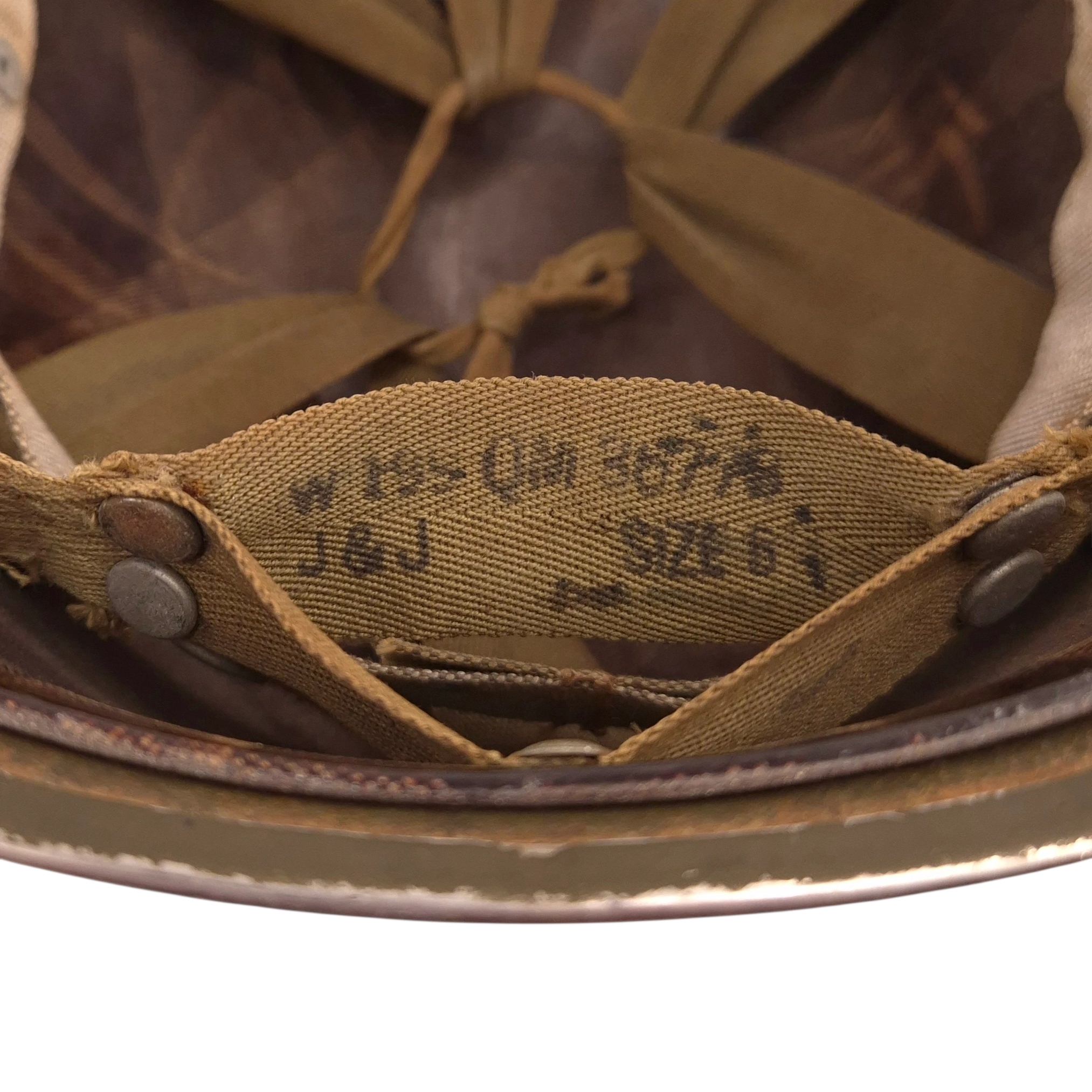 U.S. M1 Fixed-Bale helmet with early INLAND liner - Image 10