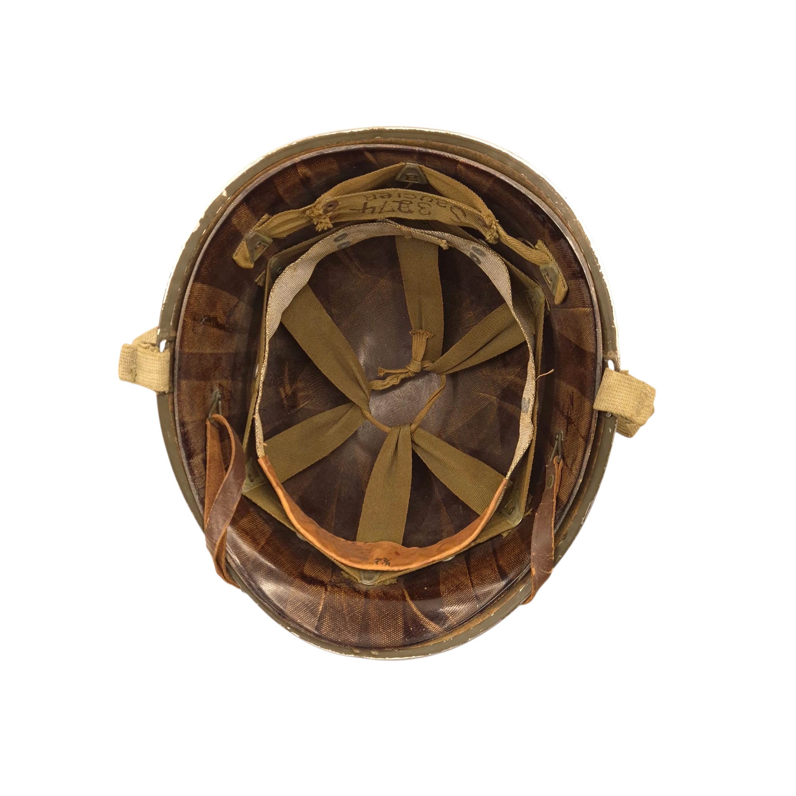 U.S. M1 Fixed-Bale helmet with early INLAND liner - Image 2