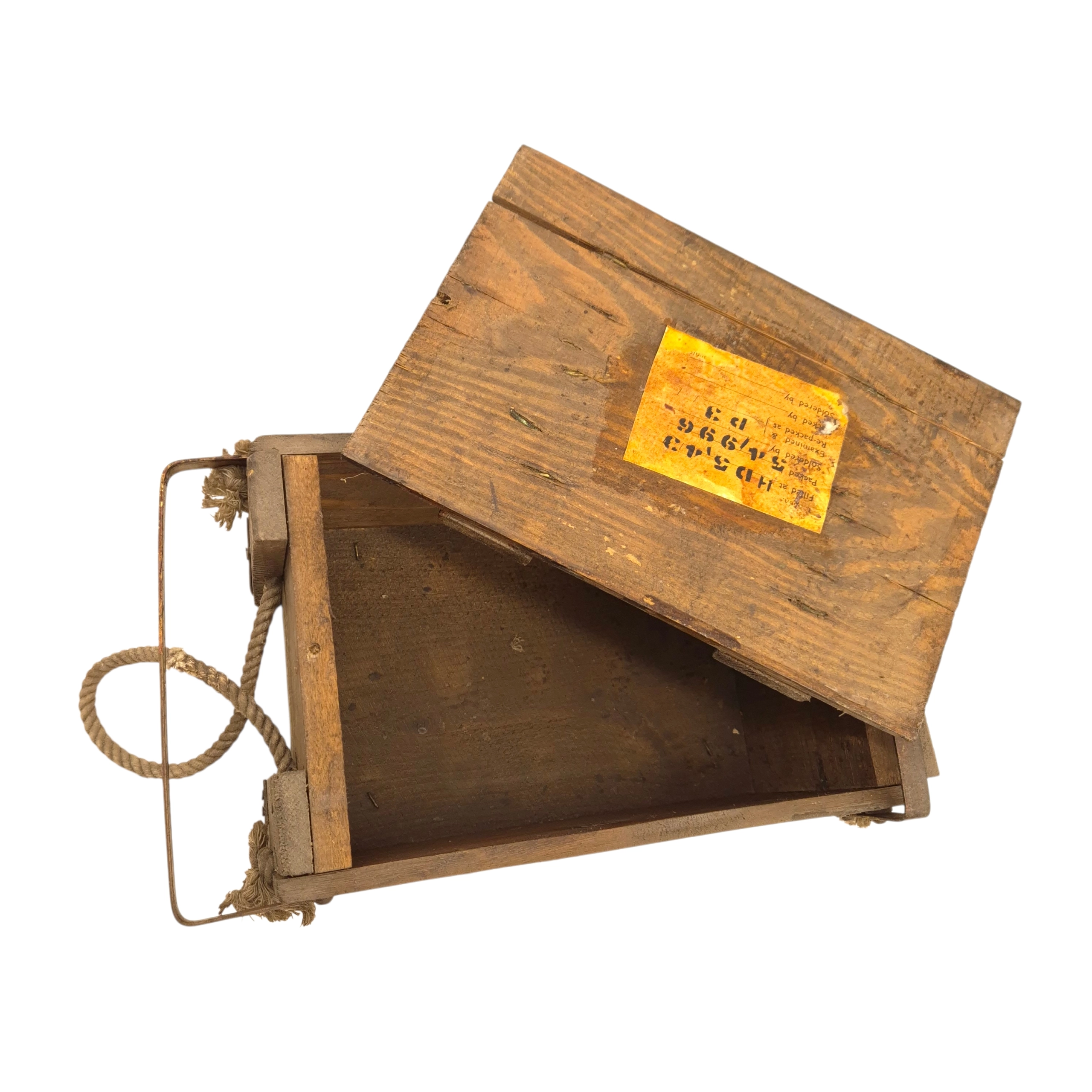 British CE/TNT MkI wooden crate - 1943 - Image 6