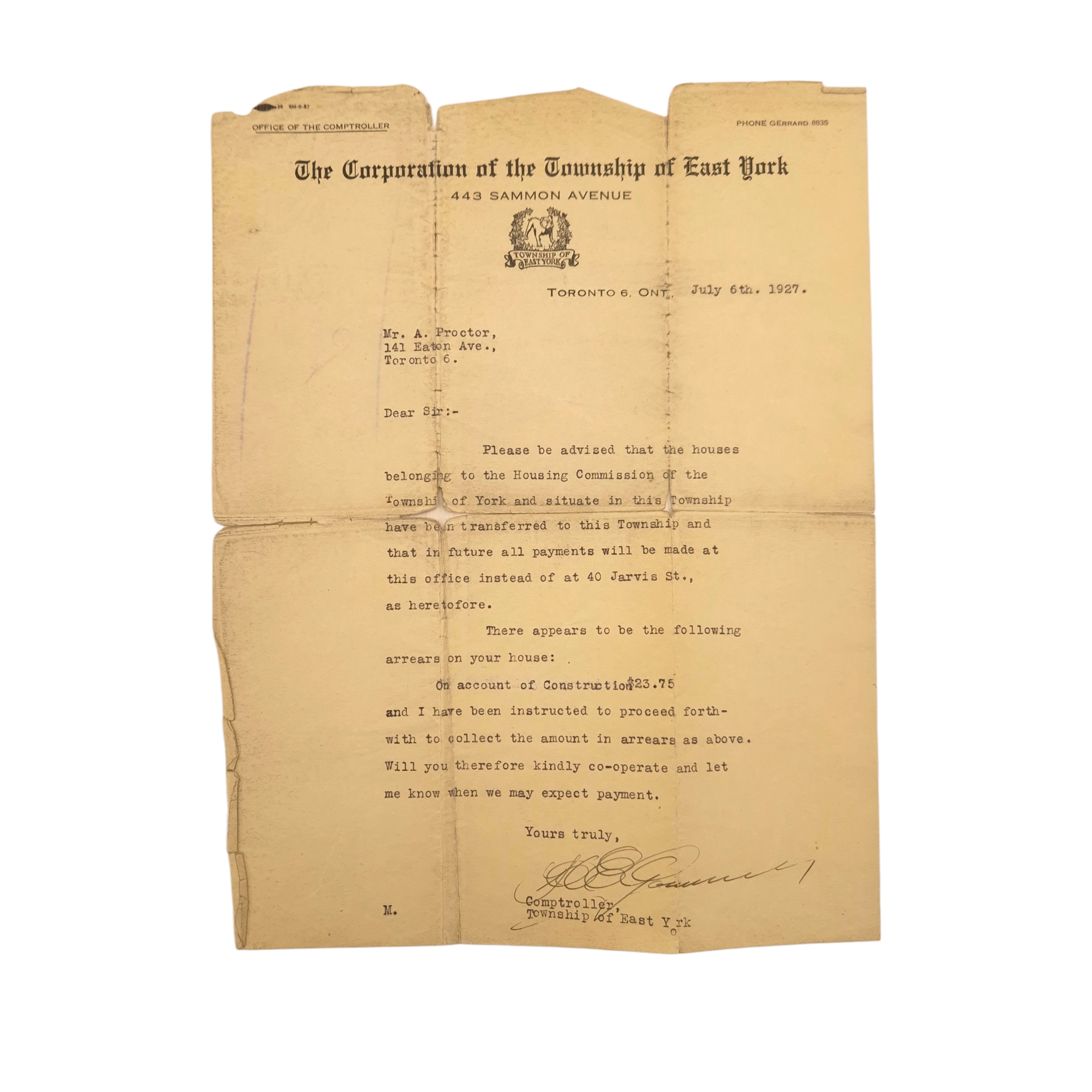 WWI Canadian "Military-Medal" Grouping – Pte. Anthony Proctor, Toronto - Image 11