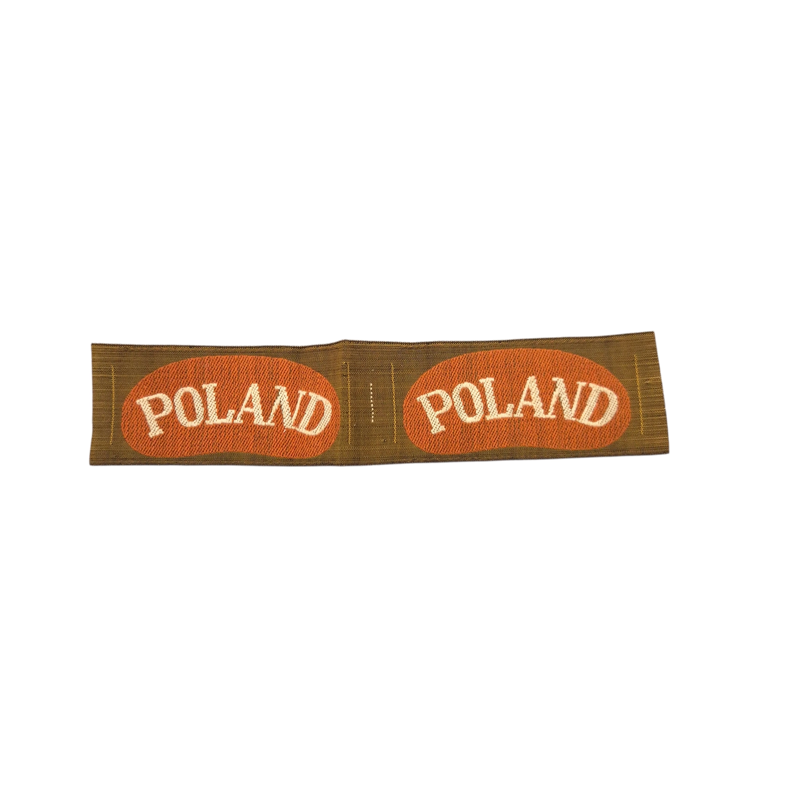 POLAND Woven Pair of Shoulder Titles