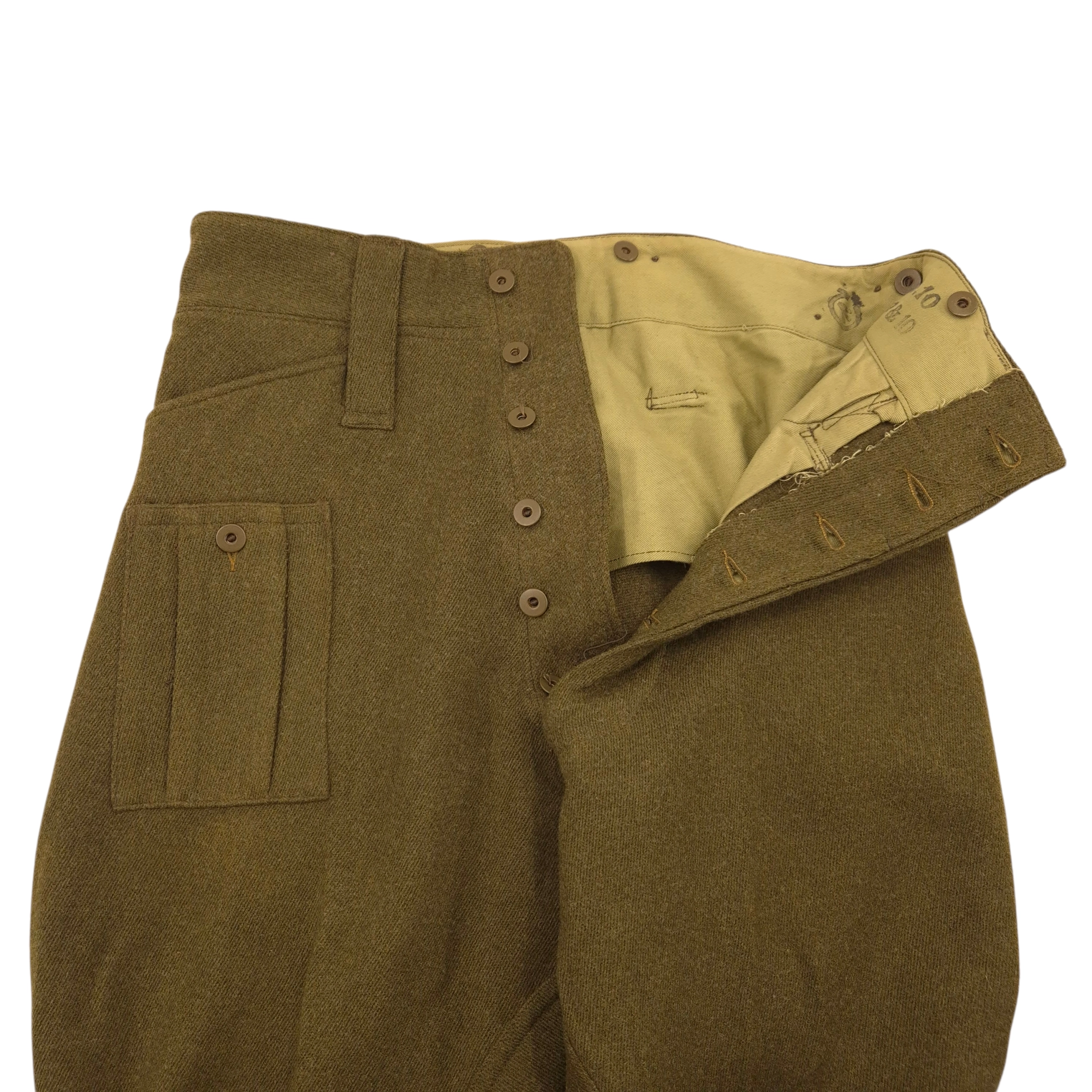 Canadian Dispatch Rider Breeches - Dated 1943 - Image 4