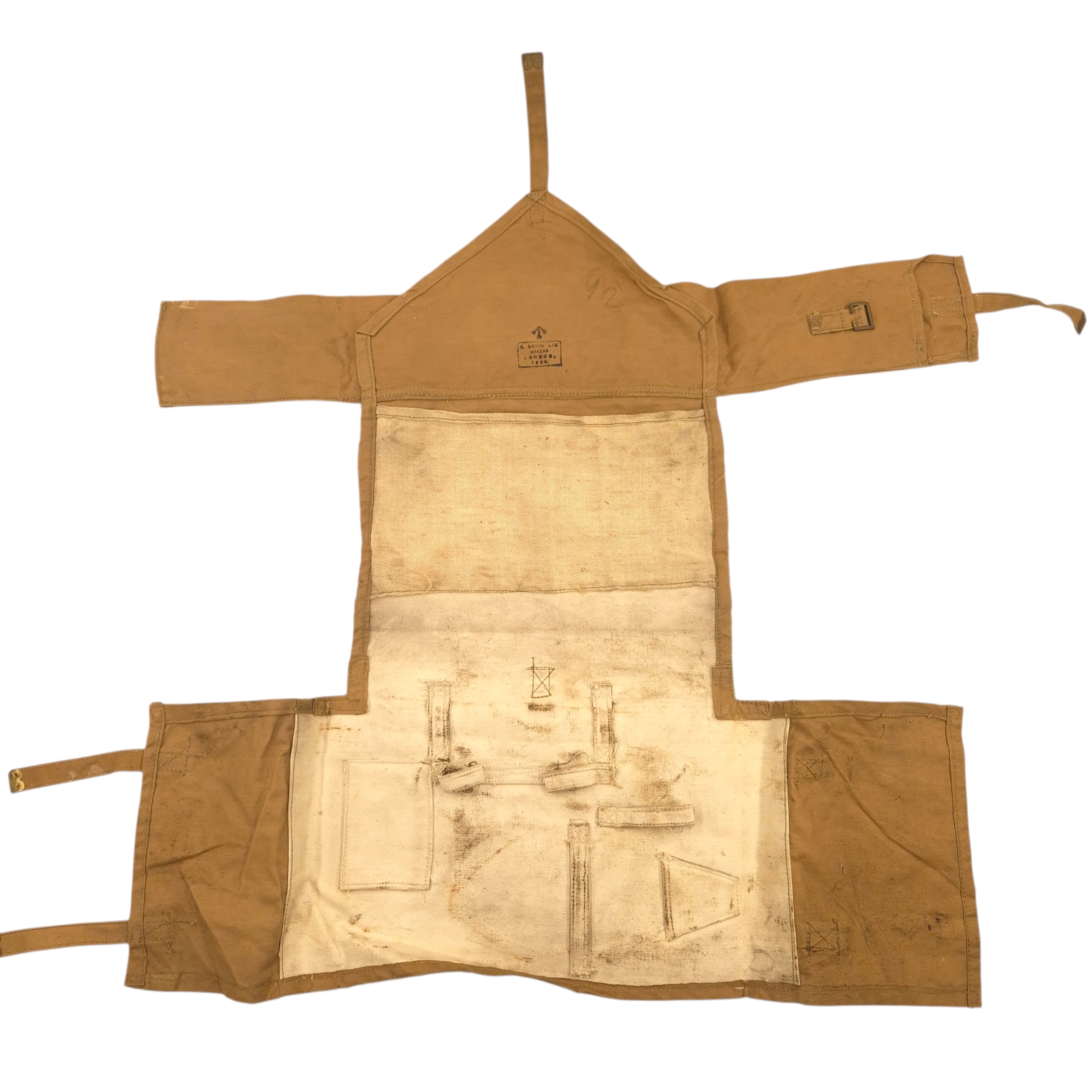 British Brick Layers Tool Bag - 1944 - Image 2