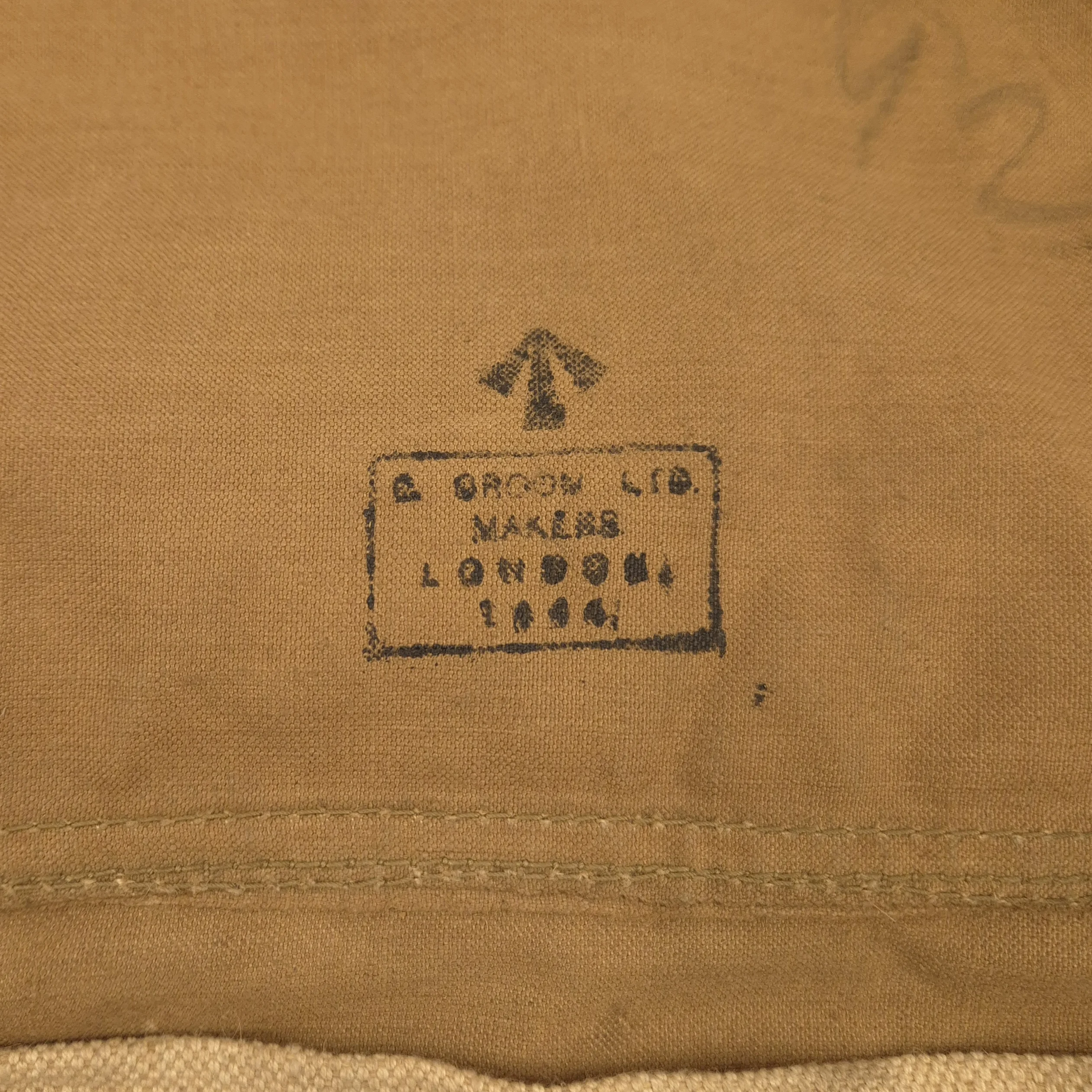 British Brick Layers Tool Bag - 1944 - Image 3