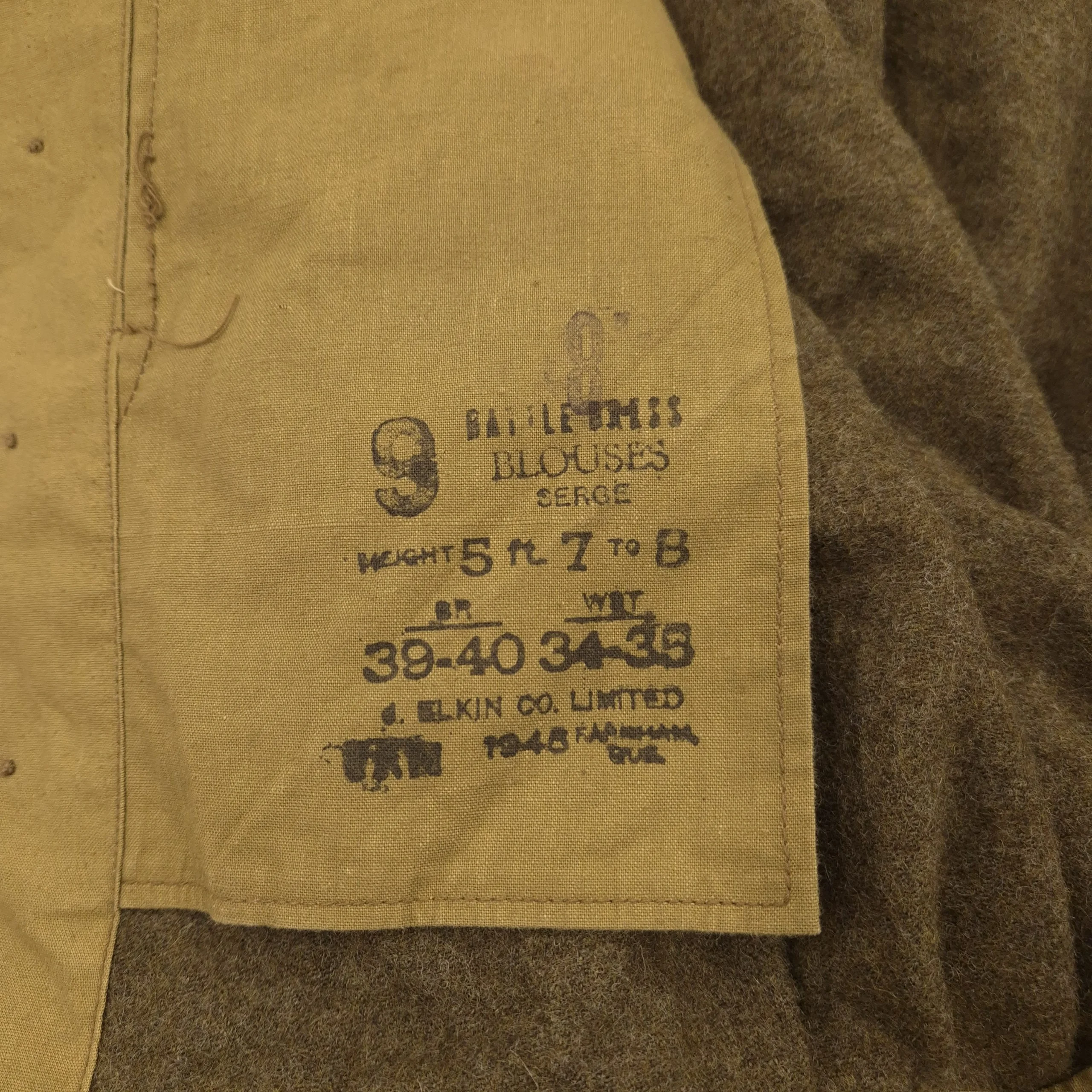 Canadian P37 Battle Dress Jacket - Image 3