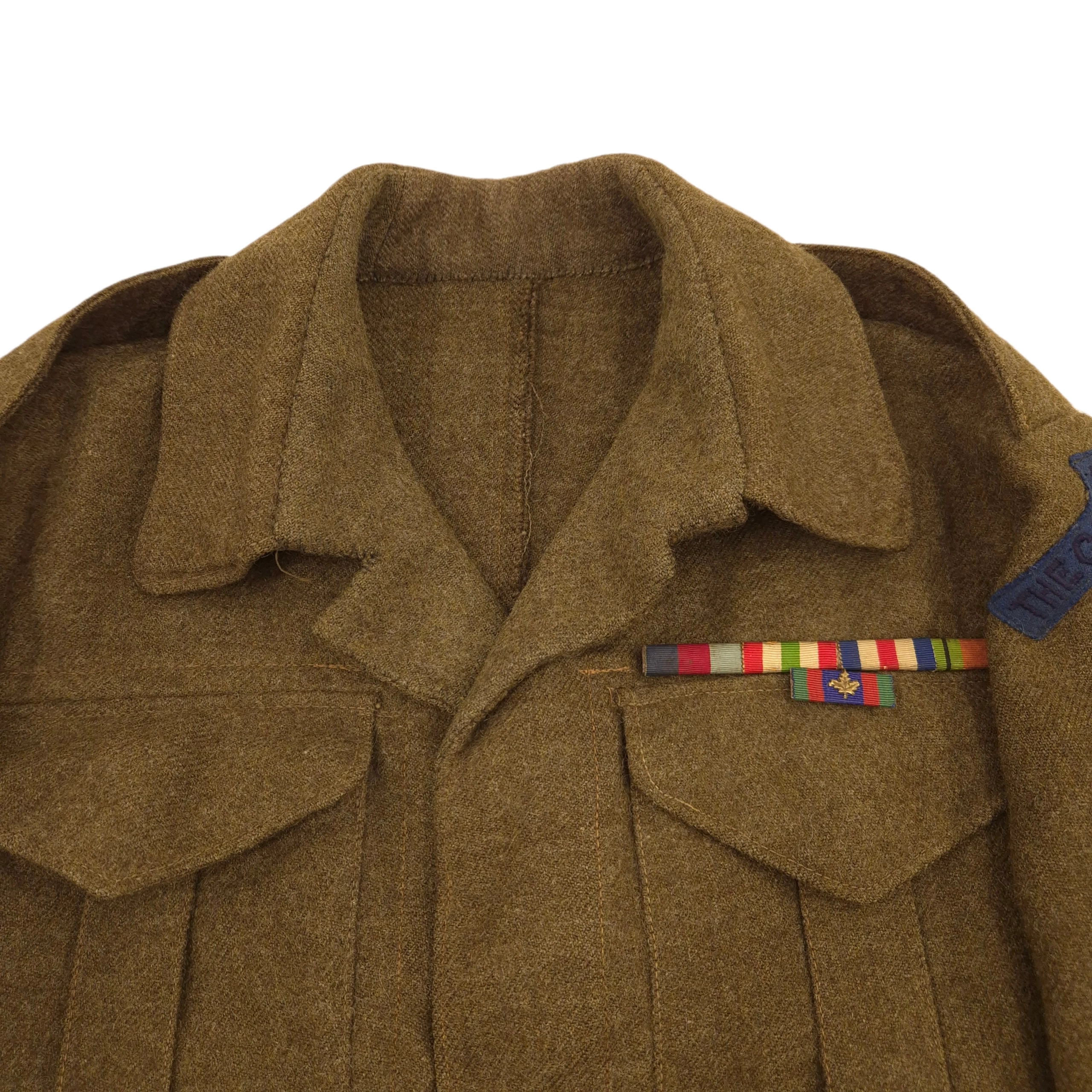 Calgary (Tank) Regiment, 14 CAR - BD Jacket and Beret 1944 - Image 11