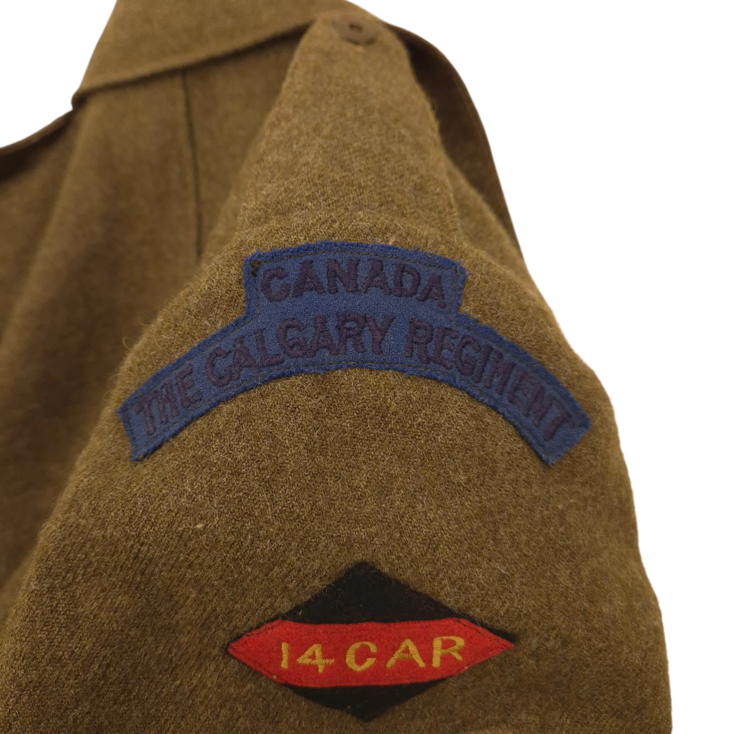 Calgary (Tank) Regiment, 14 CAR - BD Jacket and Beret 1944 - Image 5