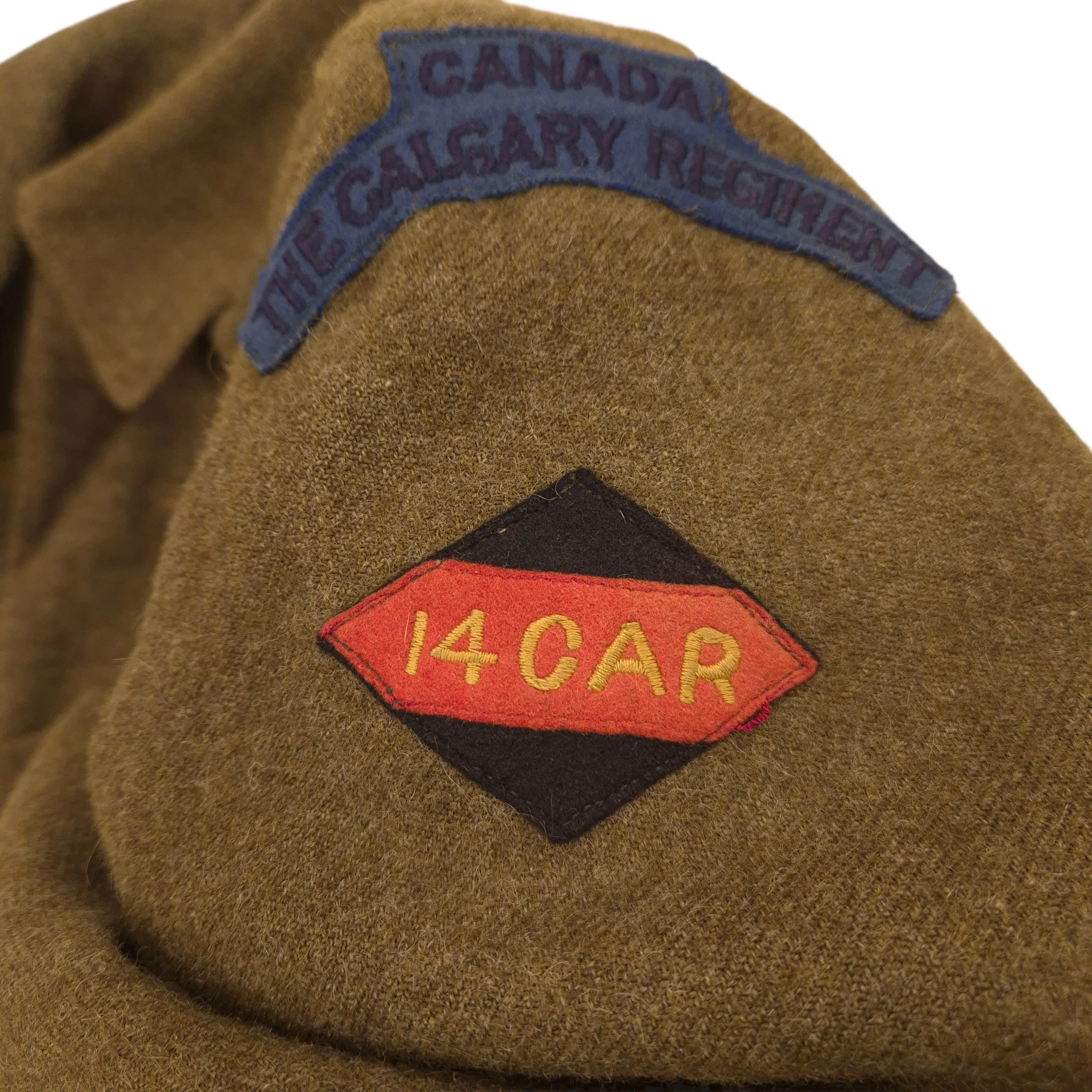 Calgary (Tank) Regiment, 14 CAR - BD Jacket and Beret 1944 - Image 8