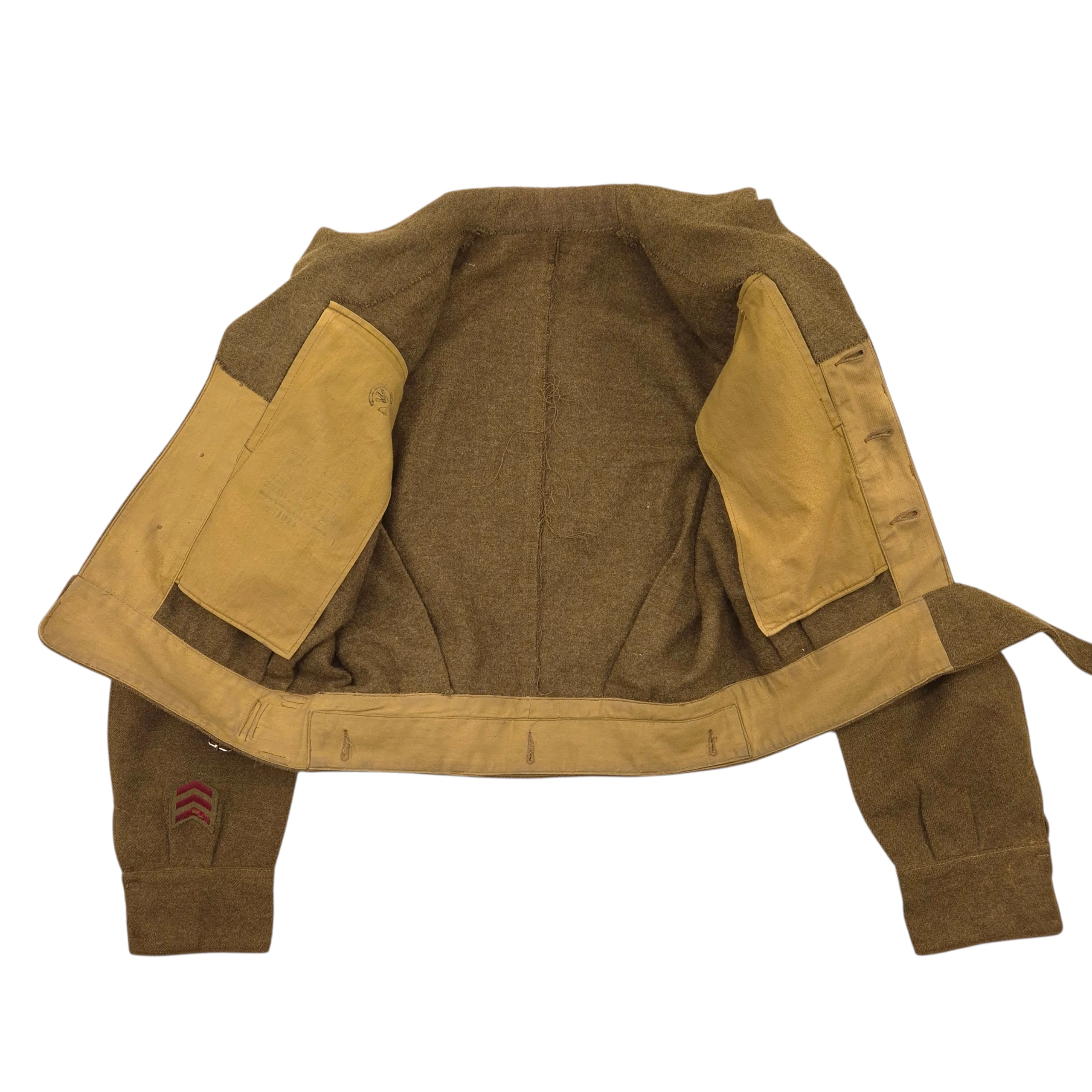 Calgary (Tank) Regiment, 14 CAR - BD Jacket and Beret 1944 - Image 9