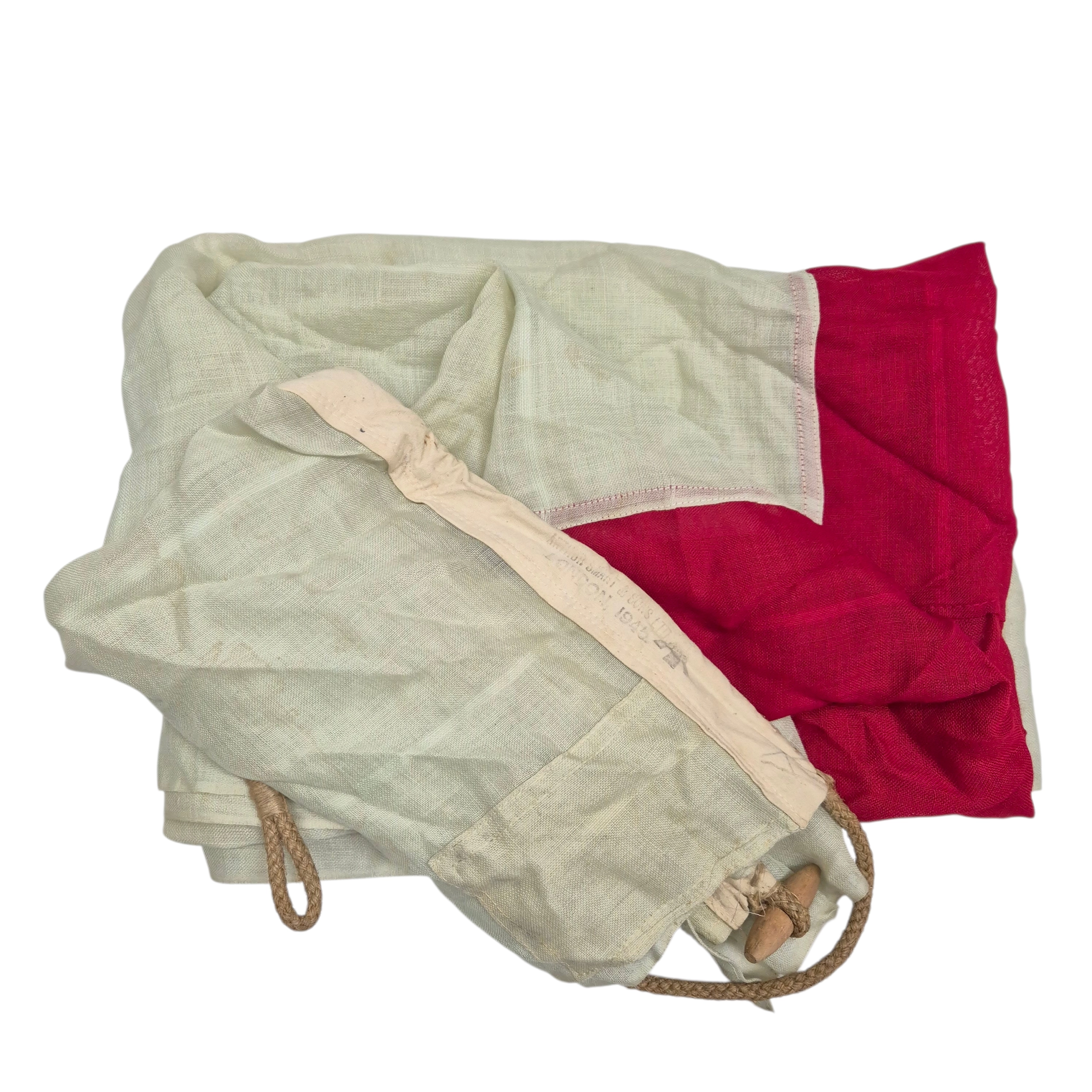 British Red Cross flag -  Dated 1945 - Image 2