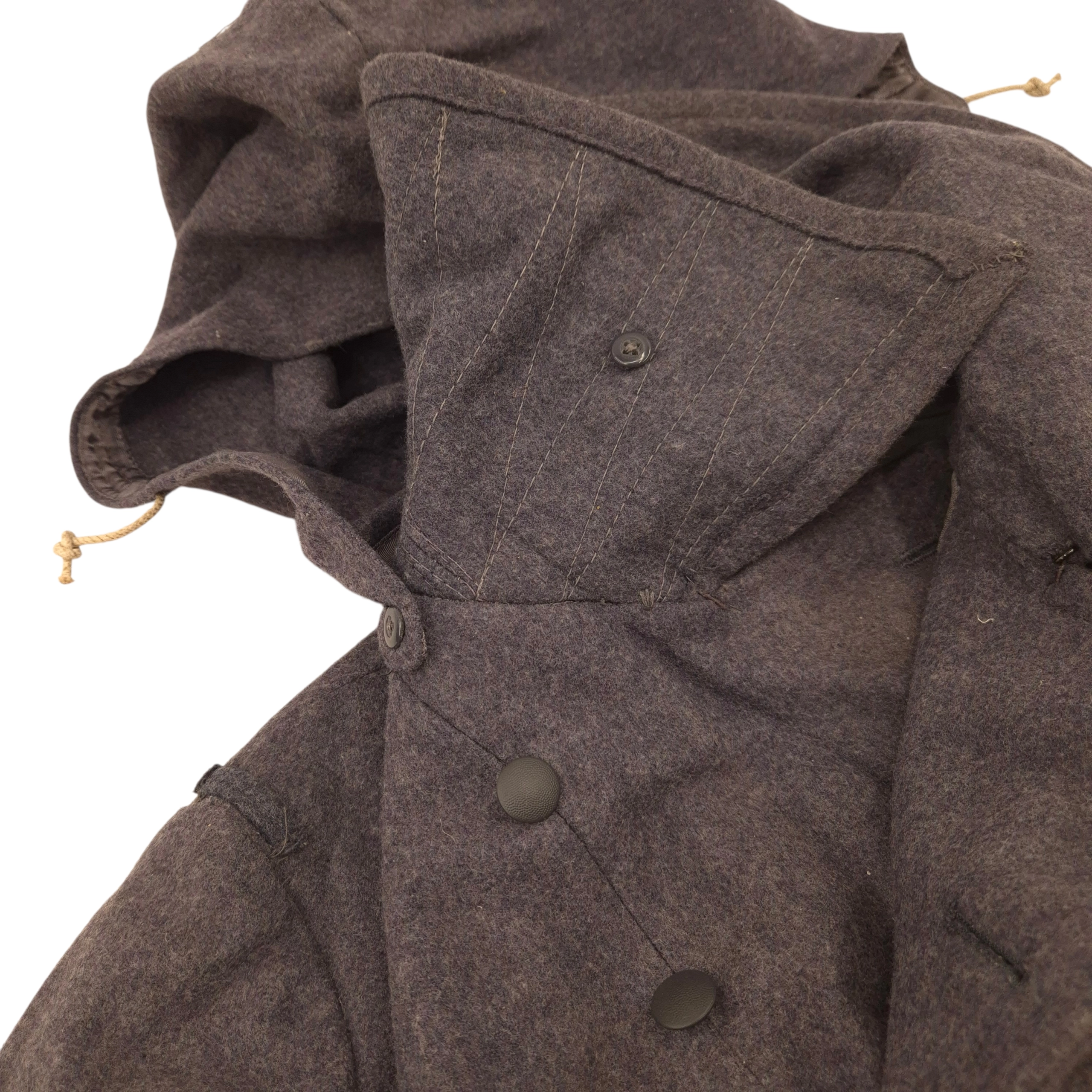 Luftwaffe EM's Greatcoat with Hood - 1943 - Image 12